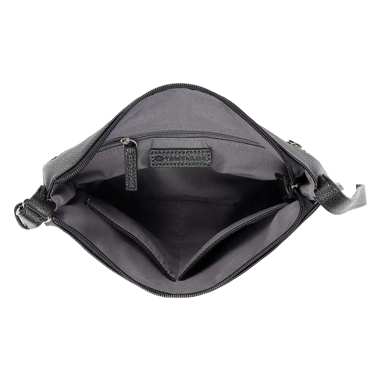 Innenansicht Tom Tailor Amarea Cross Bag M - zeigt Reißverschluss-Details, Innenfächer