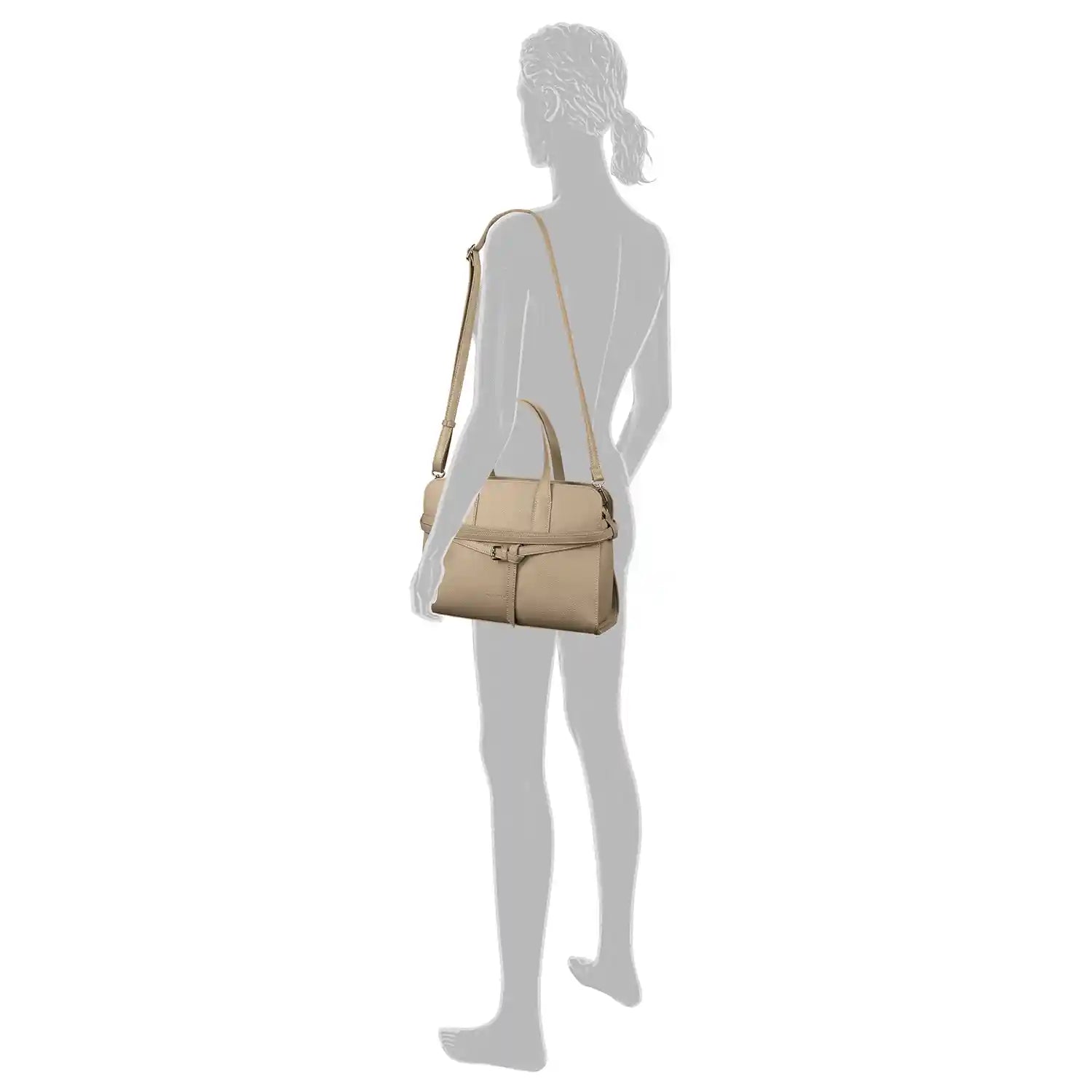 Tom Tailor Freya Zip Shopper M 35 cm - Taupe