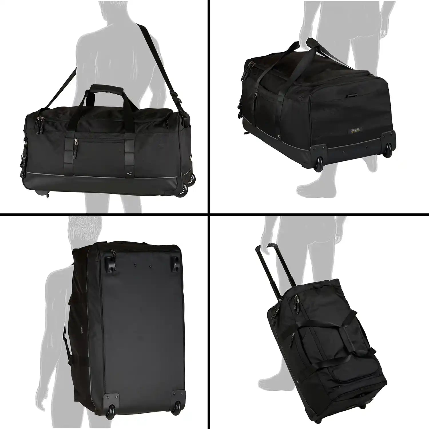 Camel Active Connect Travel Bag With Wheels 67 cm - Black