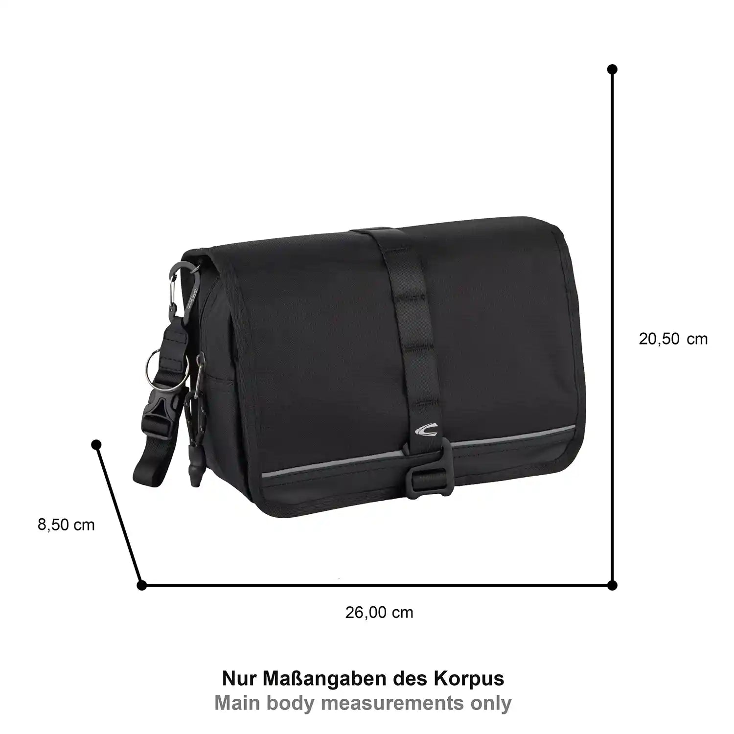 Camel Active Connect Wash Bag 26 cm - Black