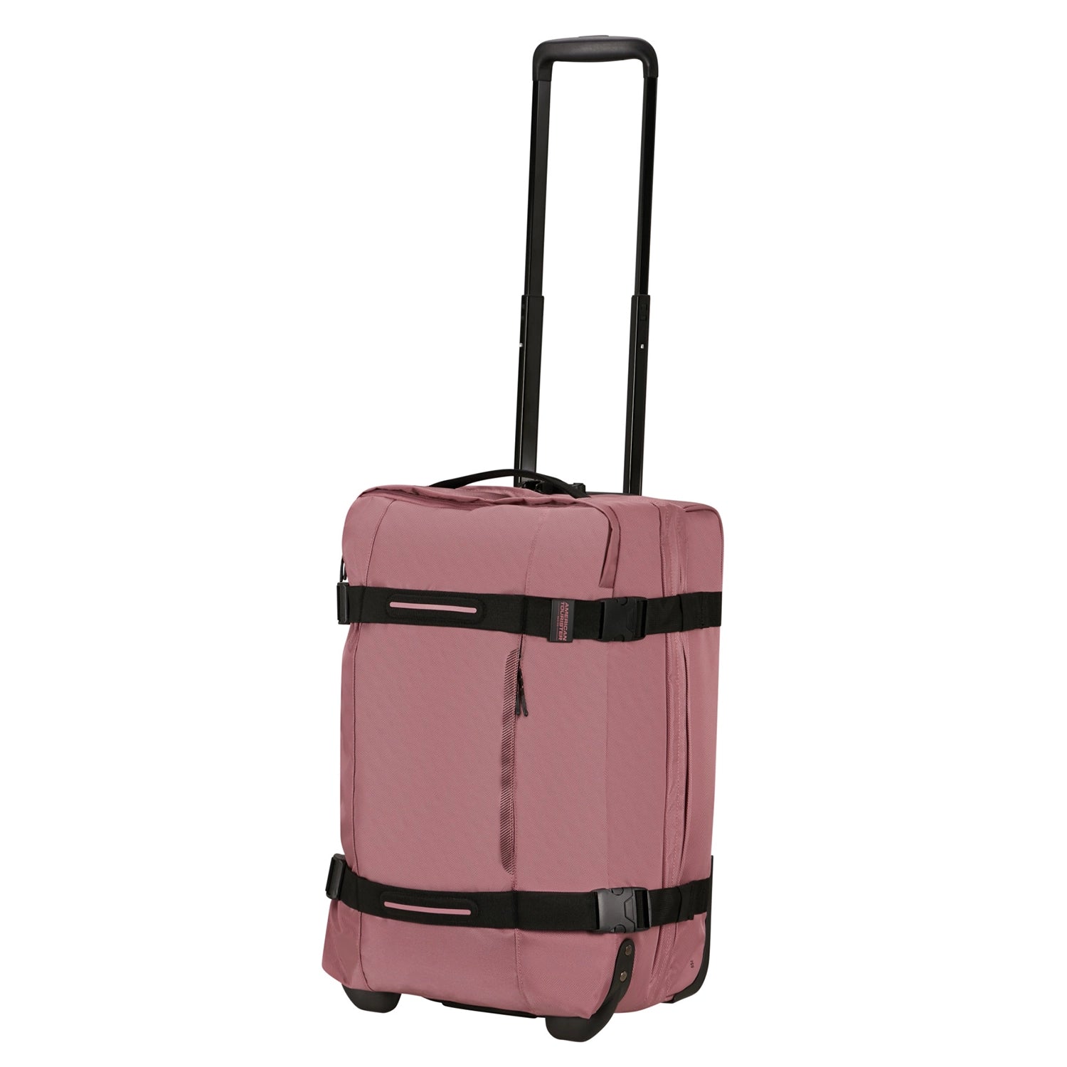Kabinentaugliche Rollreisetasche mit Gestänge und 2 Rollen in Rosa