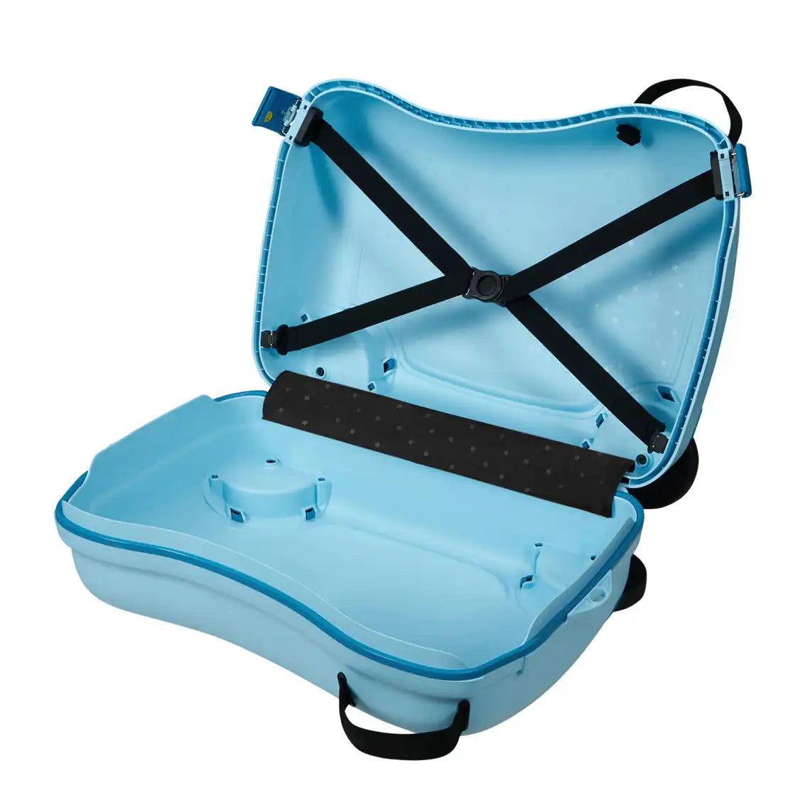 Innenansicht des Samsonite Dream2Go Disney Kinderkoffers mit Packgurten und Stauraum