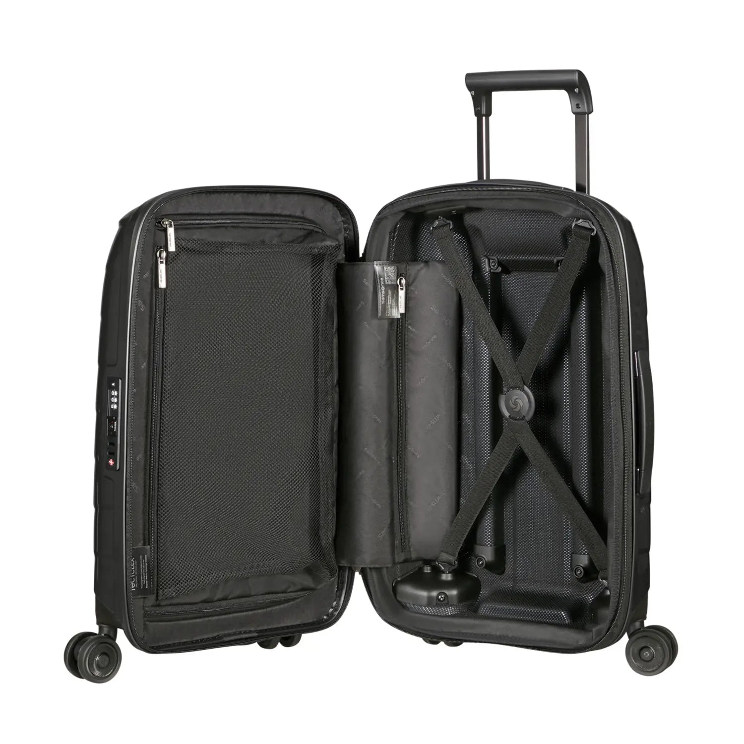 Samsonite Attrix Spinner 4-Rollen Trolley 55 cm - Steel Blue