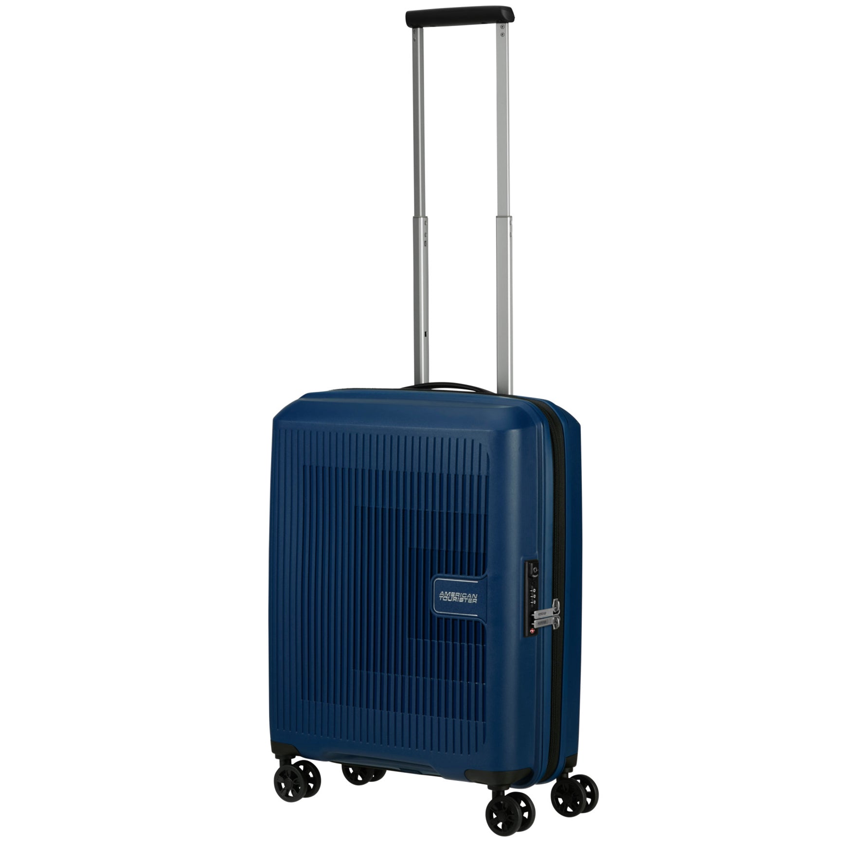 American Tourister Aerostep Spinner 4-Rollen Trolley 55 cm - Navy Blue