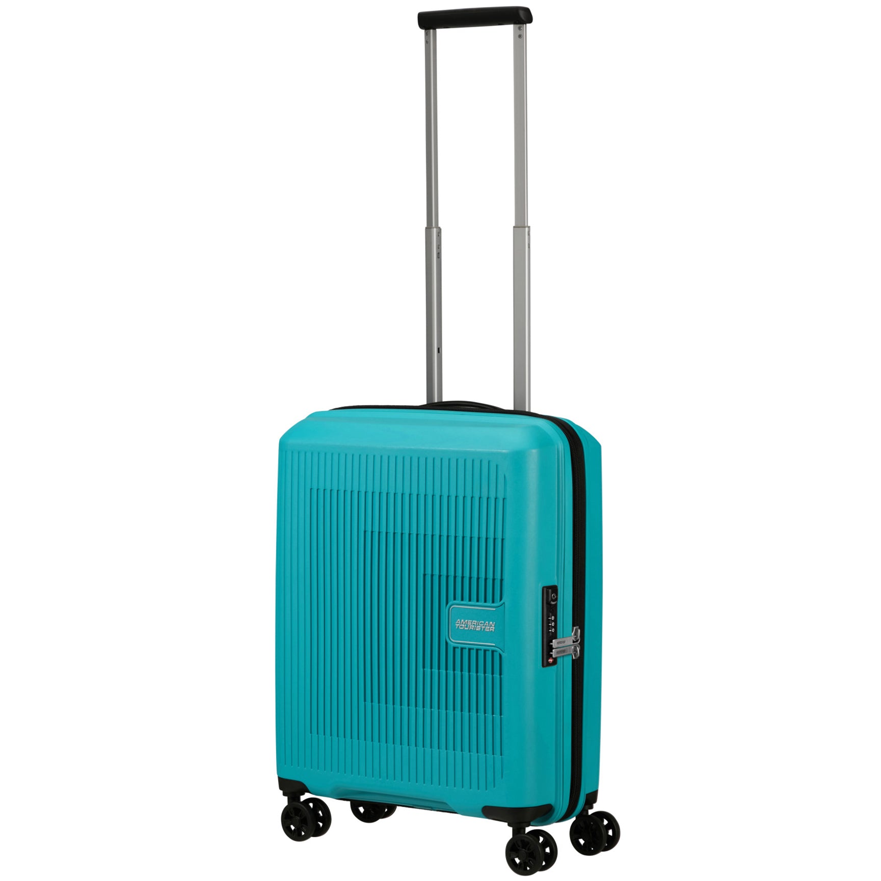 American Tourister Aerostep Spinner 4-Rollen Trolley 55 cm - Turquoise Tonic