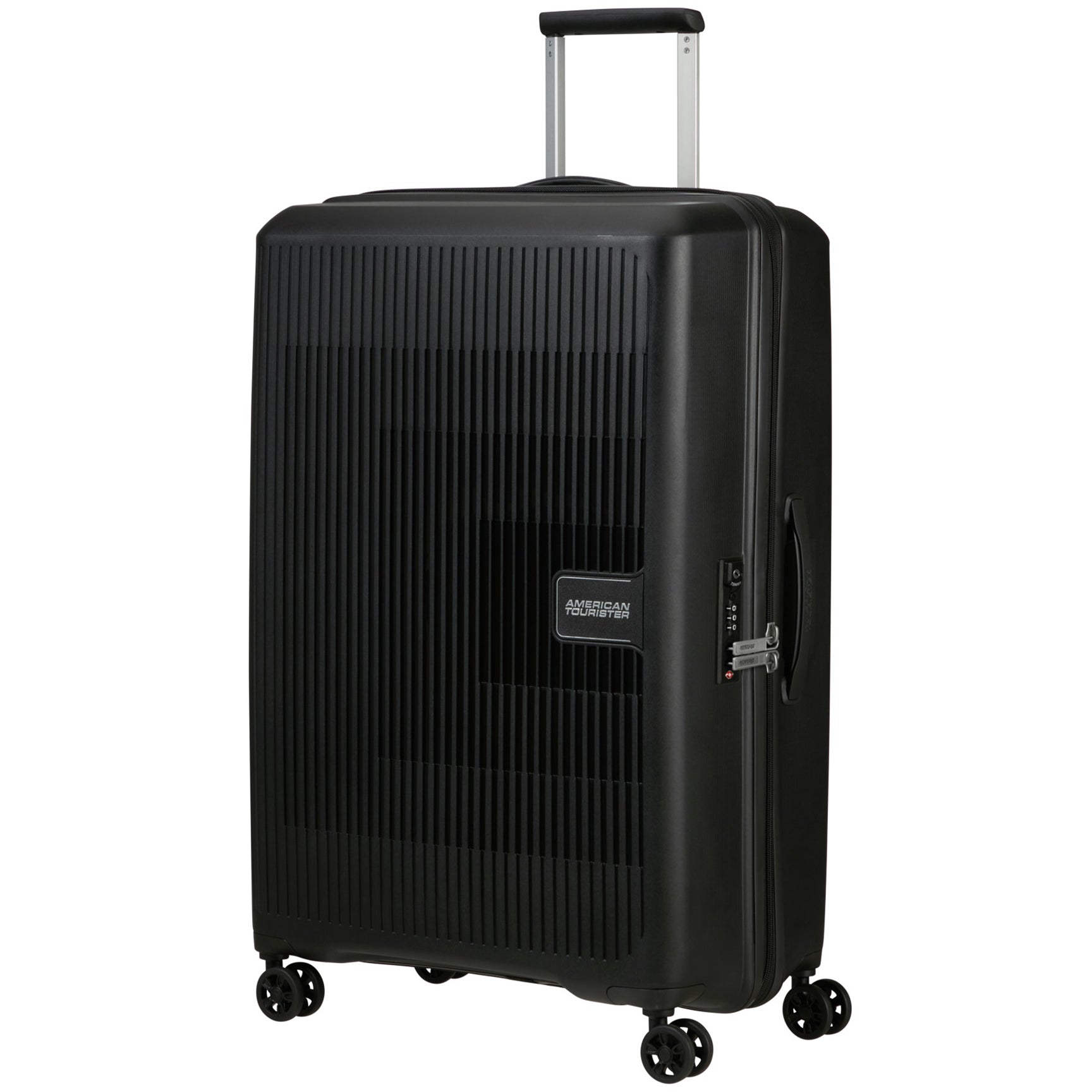 American Tourister Aerostep Spinner 4-Rollen Trolley 77 cm - Black