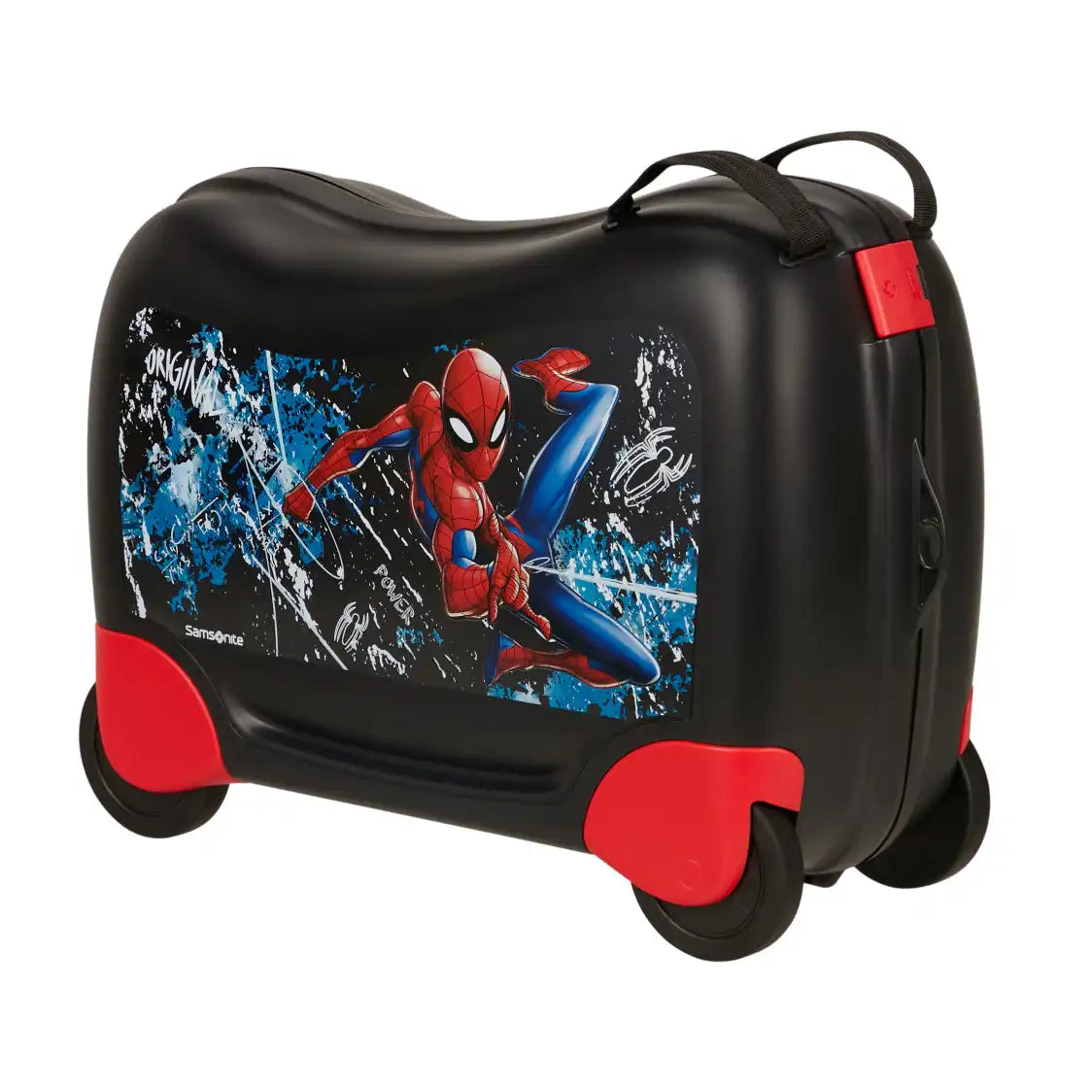 Samsonite Dream2Go Disney Ride-On Koffer 52 cm – Marvel Spiderman Mystery, Kinderkoffer mit Spiderman-Motiv