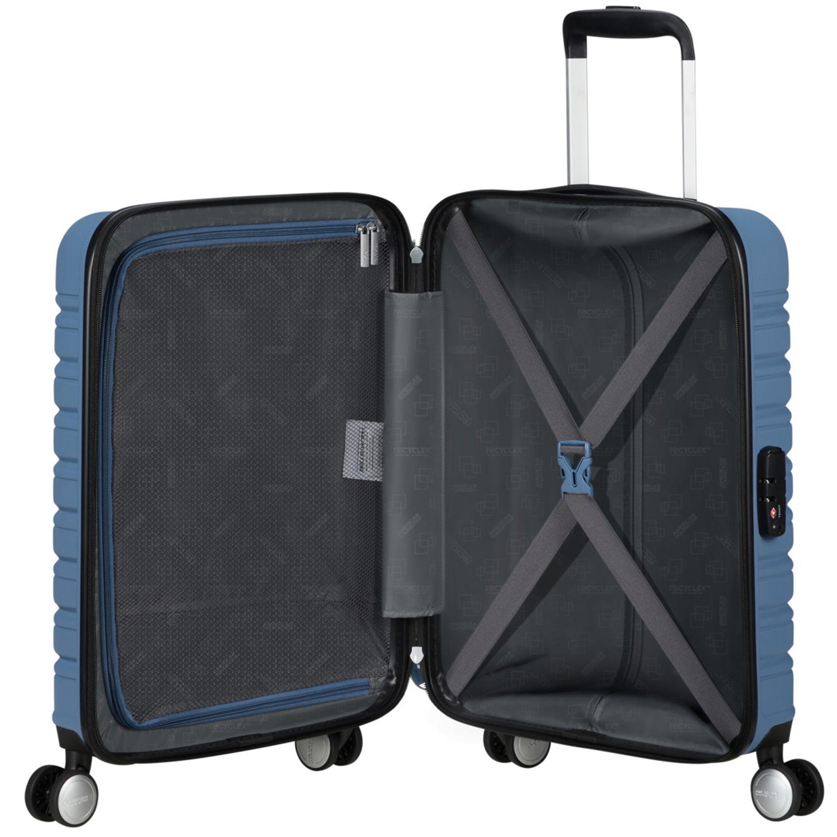 American Tourister Flashline Spinner 4-wheel cabin trolley 55 cm - Shadow Black
