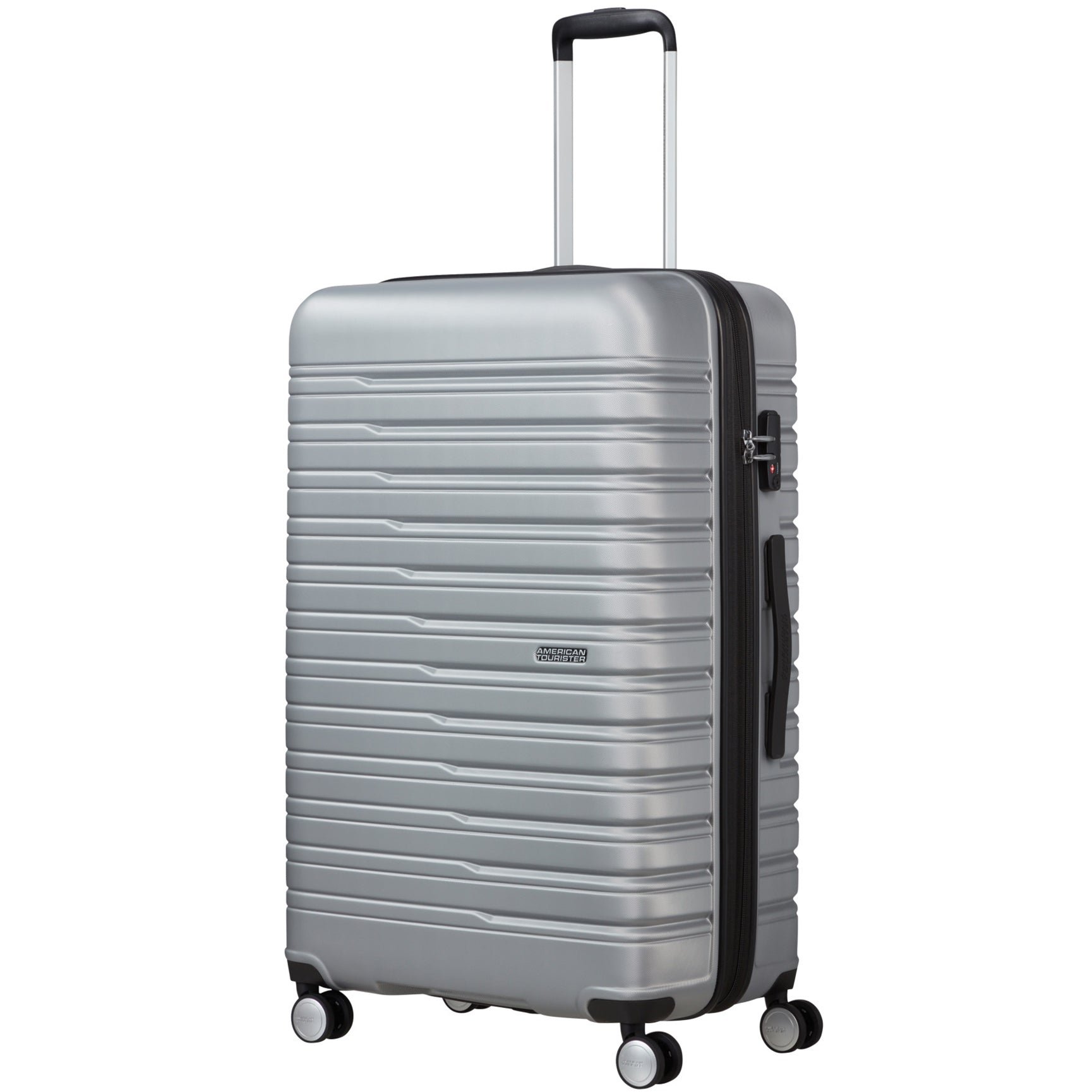 American Tourister Flashline Spinner 4-wheel trolley 78 cm - Sky Silver