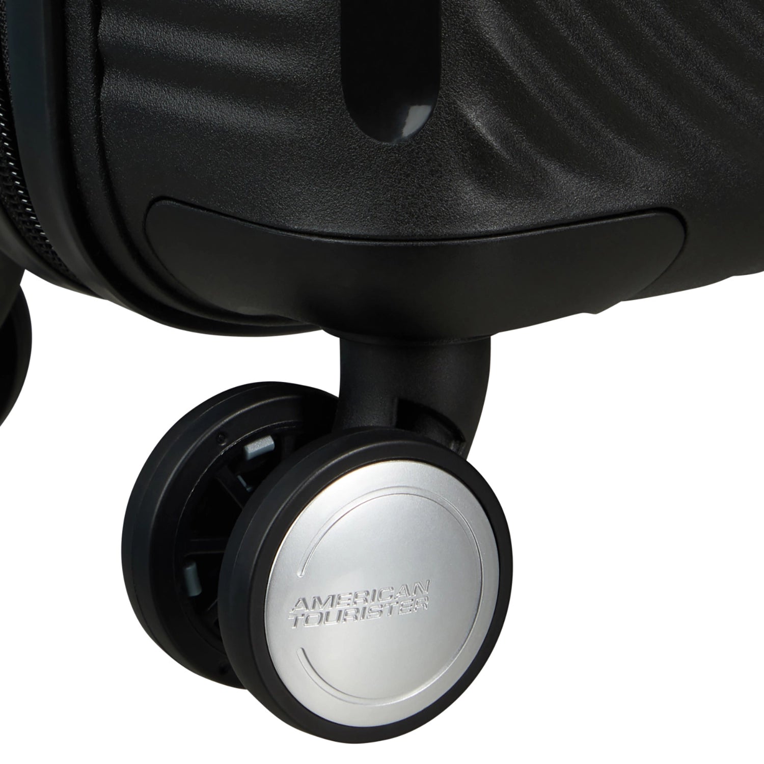 Detailansicht der Doppelrollle des Soundbox Mini-Trolleys