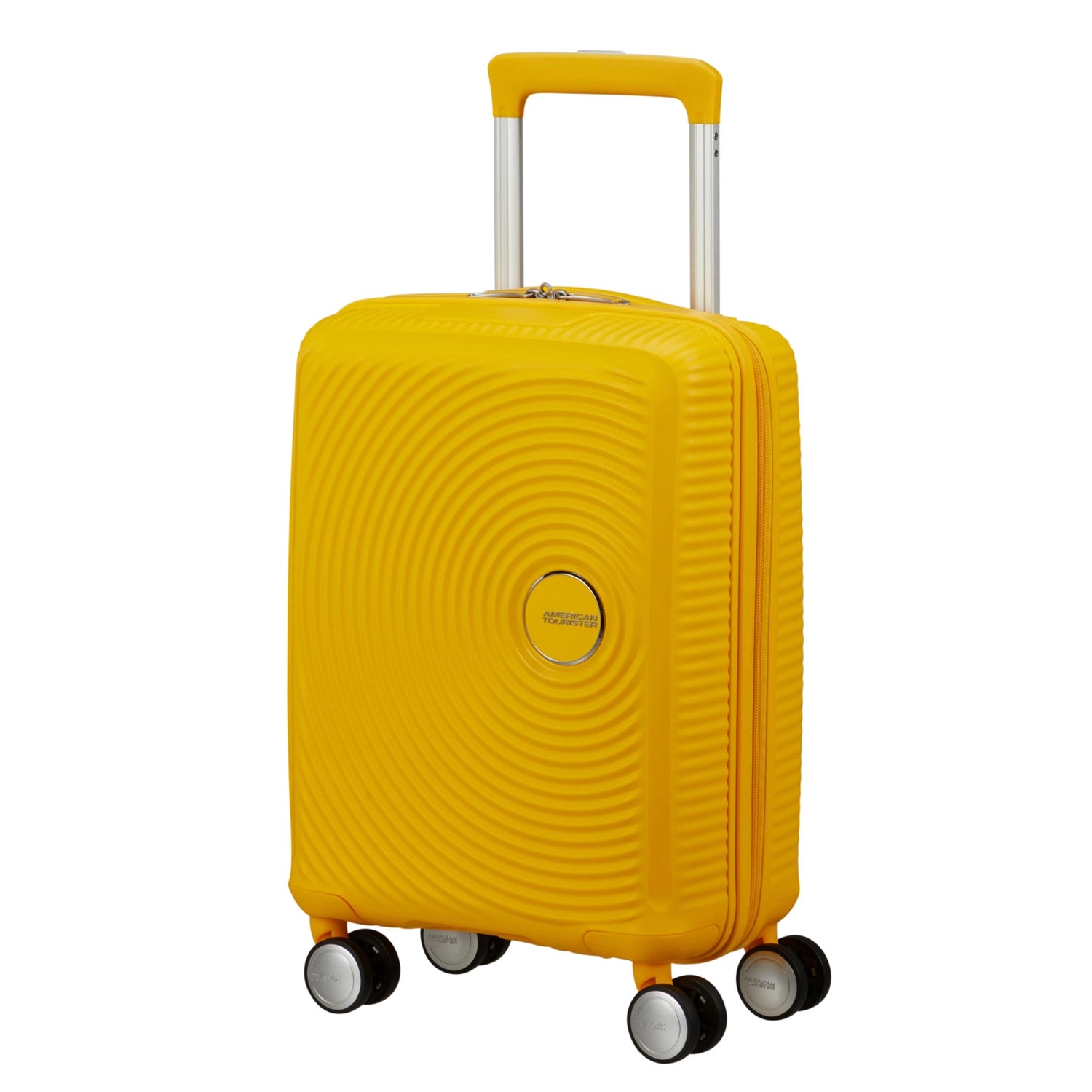 American Tourister Soundbox Mini Spinner 4-Rollen Trolley 47 cm in Golden Yellow