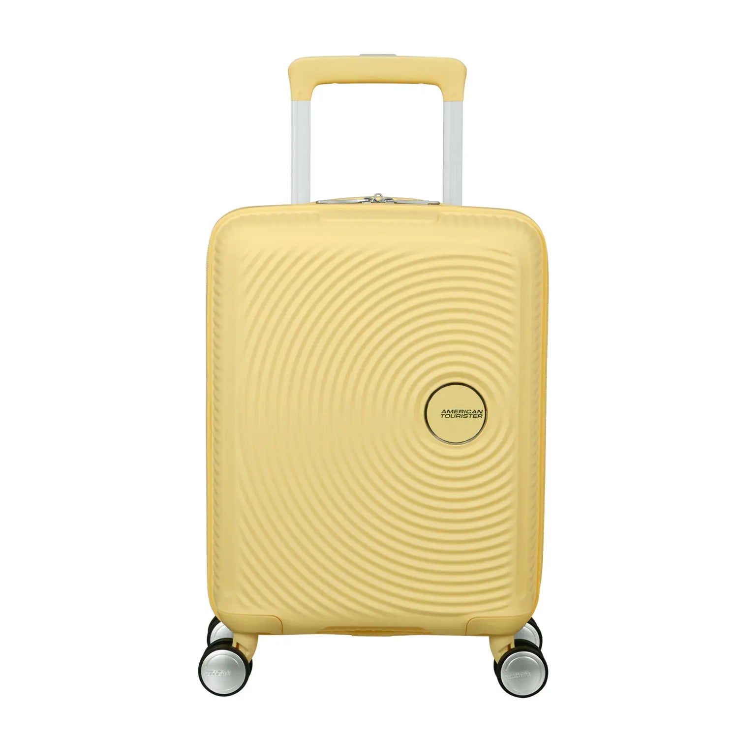 Fontansicht 4-Rollen Kabinentrolley in Hellgelb von American Tourister