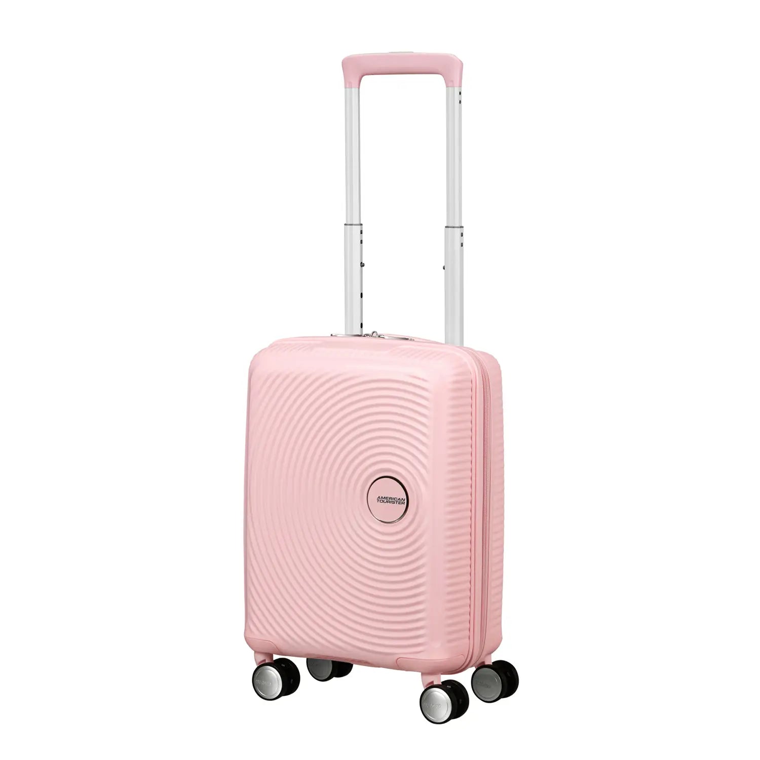 4-Rollen Hartschalen Kabinentrolley in Pastel Rosa von American Tourister