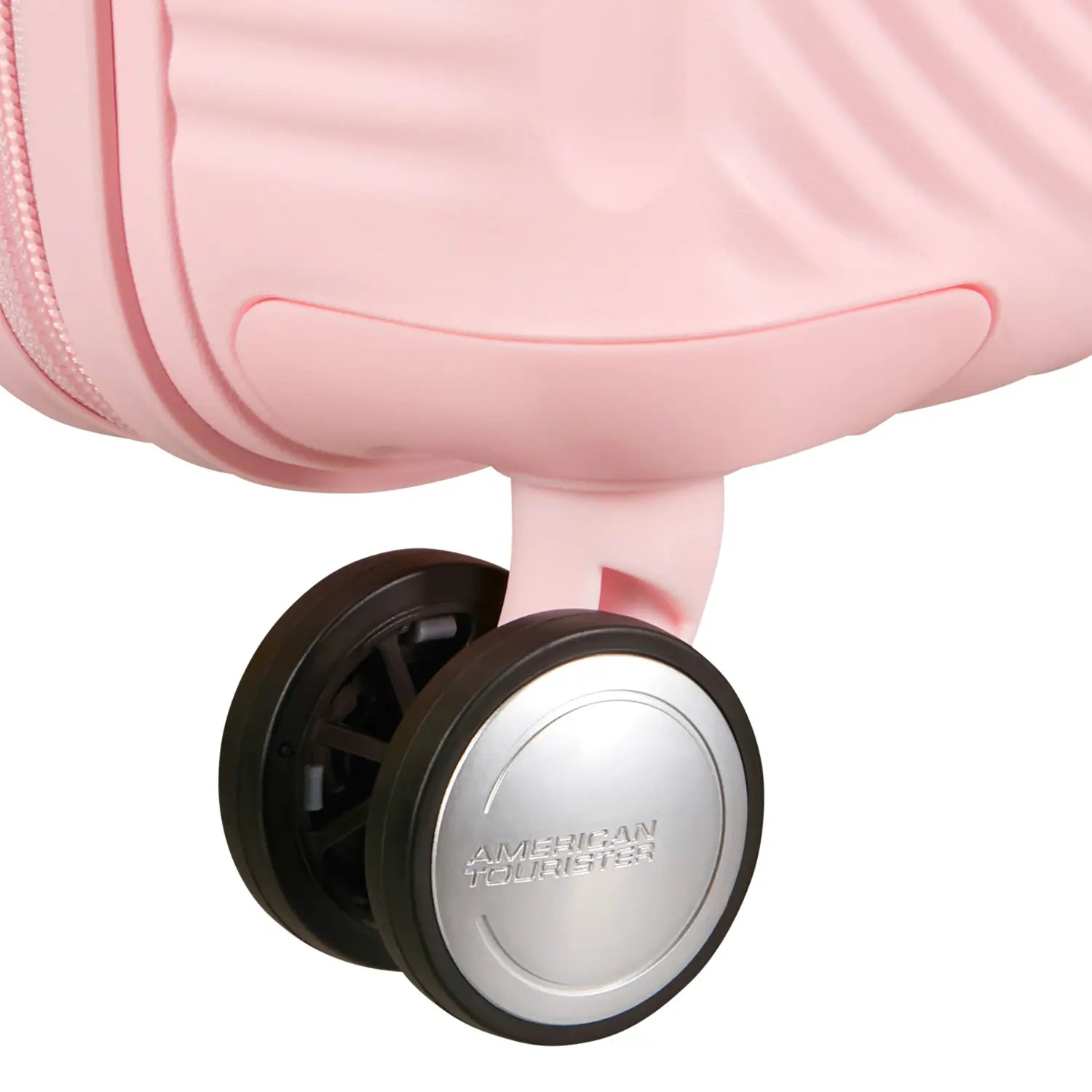 Detailansicht der Doppelrollle des Soundbox Mini-Trolleys