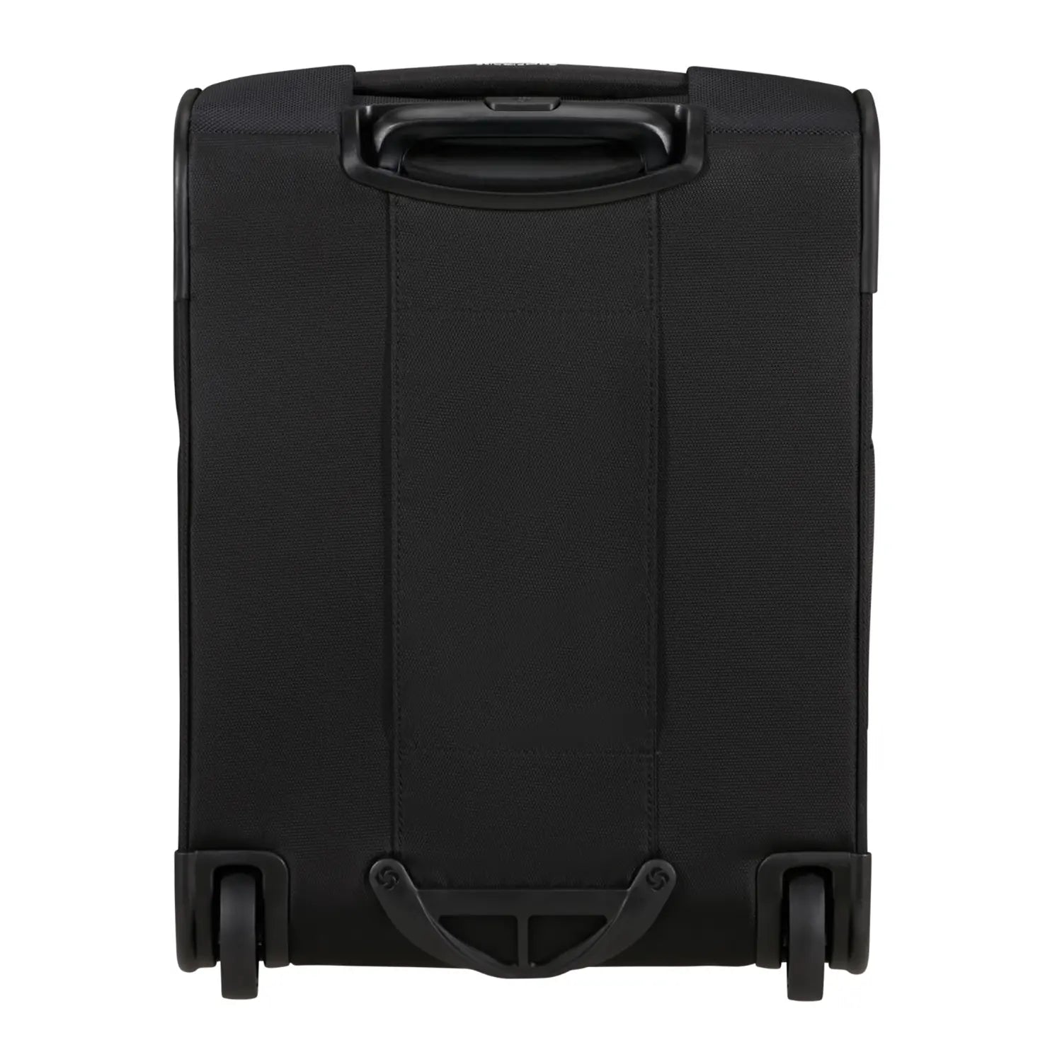 Rückansicht des Samsonite Base Breeze Upright 45/16 – stabiler Koffer in Schwarz