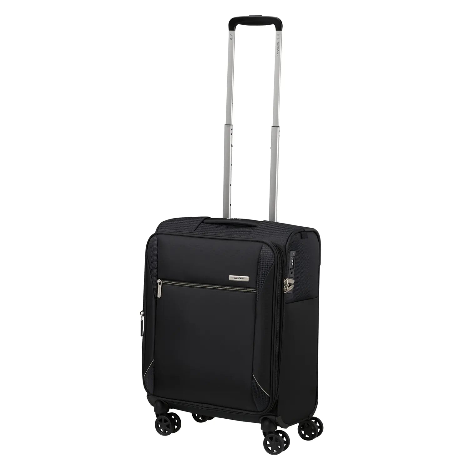 Samsonite Base Breeze Spinner 55 cm – leichter 4-Rollen Handgepäck-Trolley in Schwarz