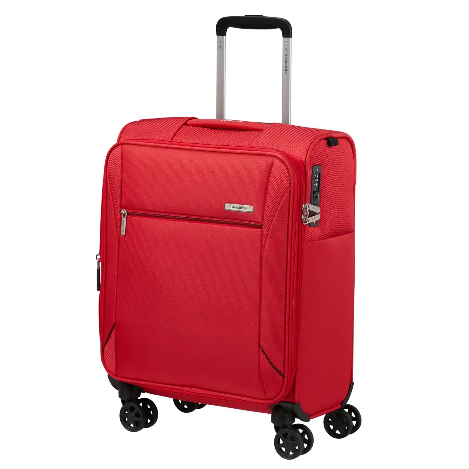 Frontansicht Samsonite Base Breeze Spinner 4-Rollen Trolley 55 cm - Red