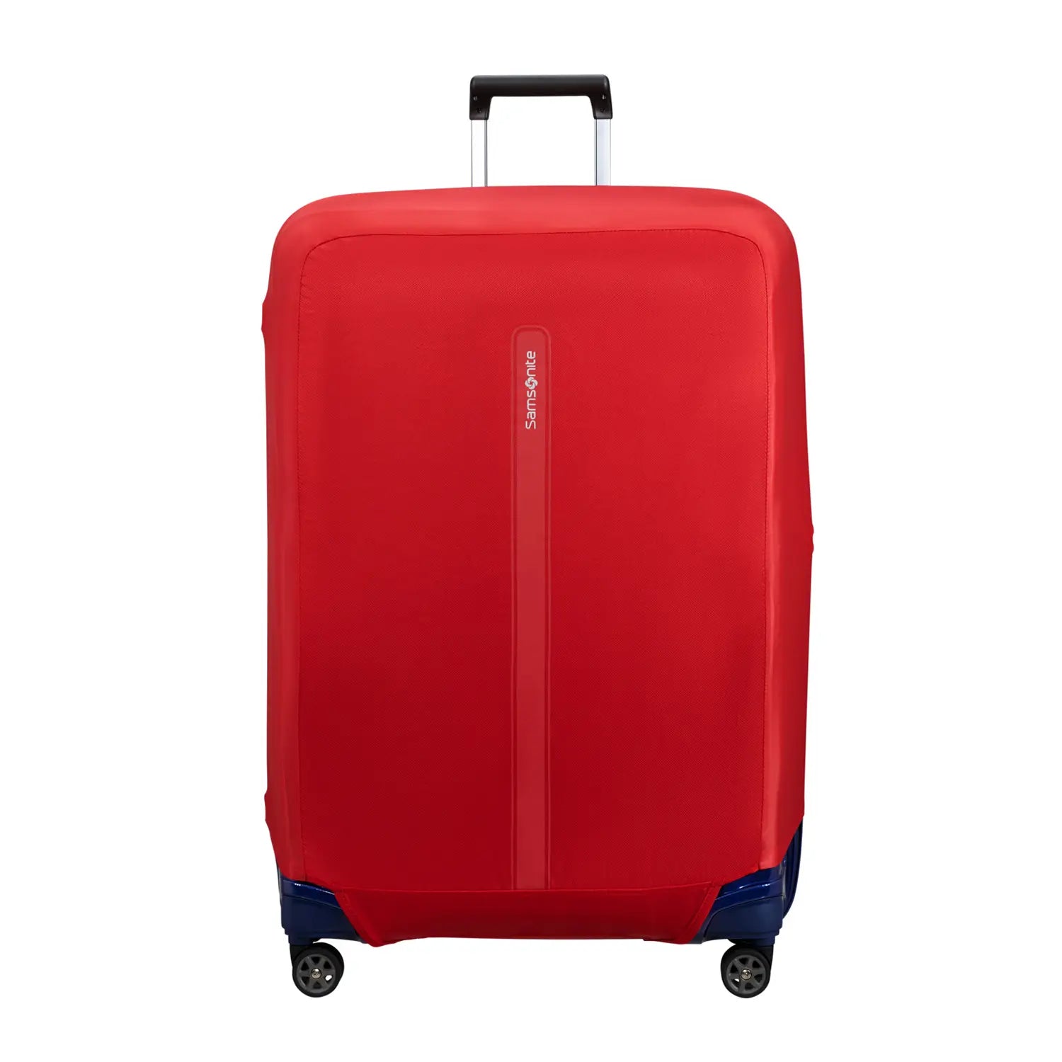 Samsonite TA Revolution faltbare Kofferhülle XL in Rot – strapazierfähiger Schutzüberzug für große Reisekoffer