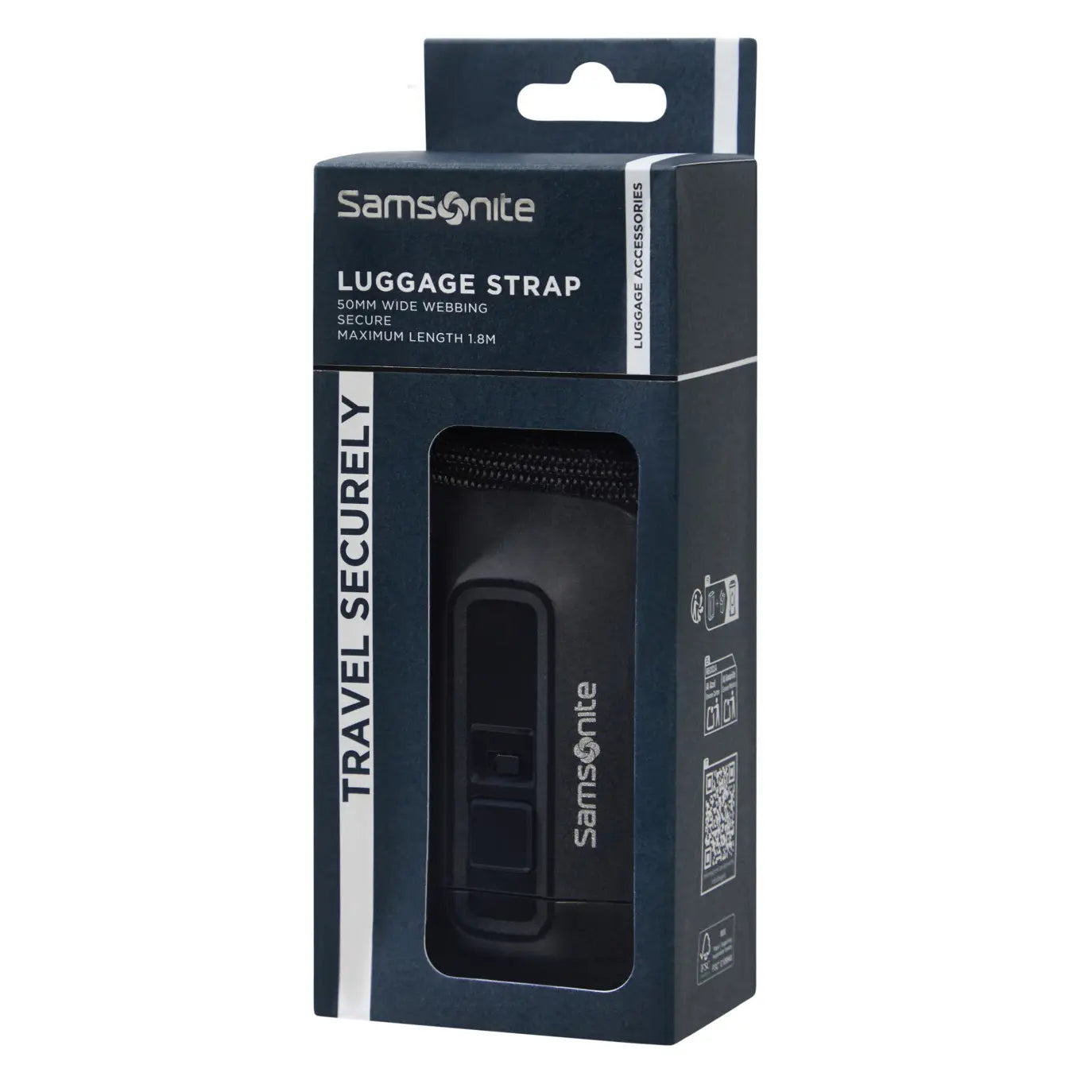 Samsonite TA Revolution Luggage Strap Kofferband 50mm - Black