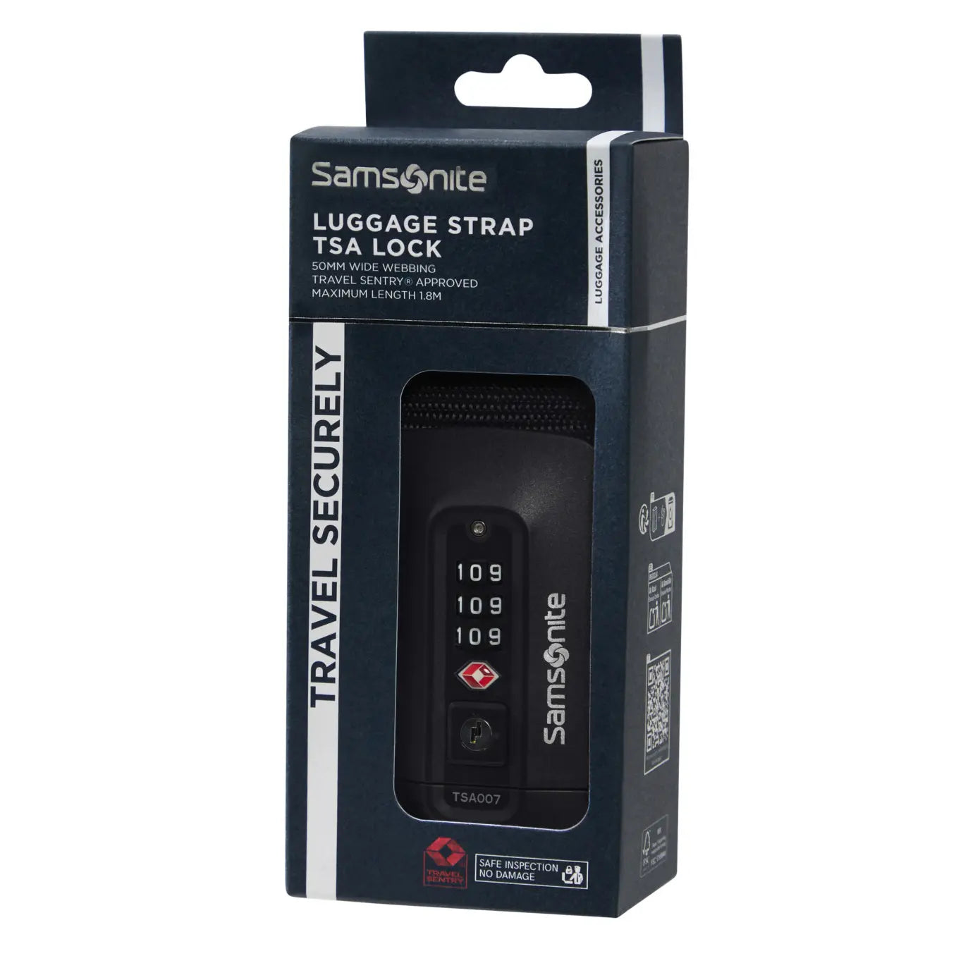 Samsonite TA Revolution Luggage Strap TSA-Kofferband - Black