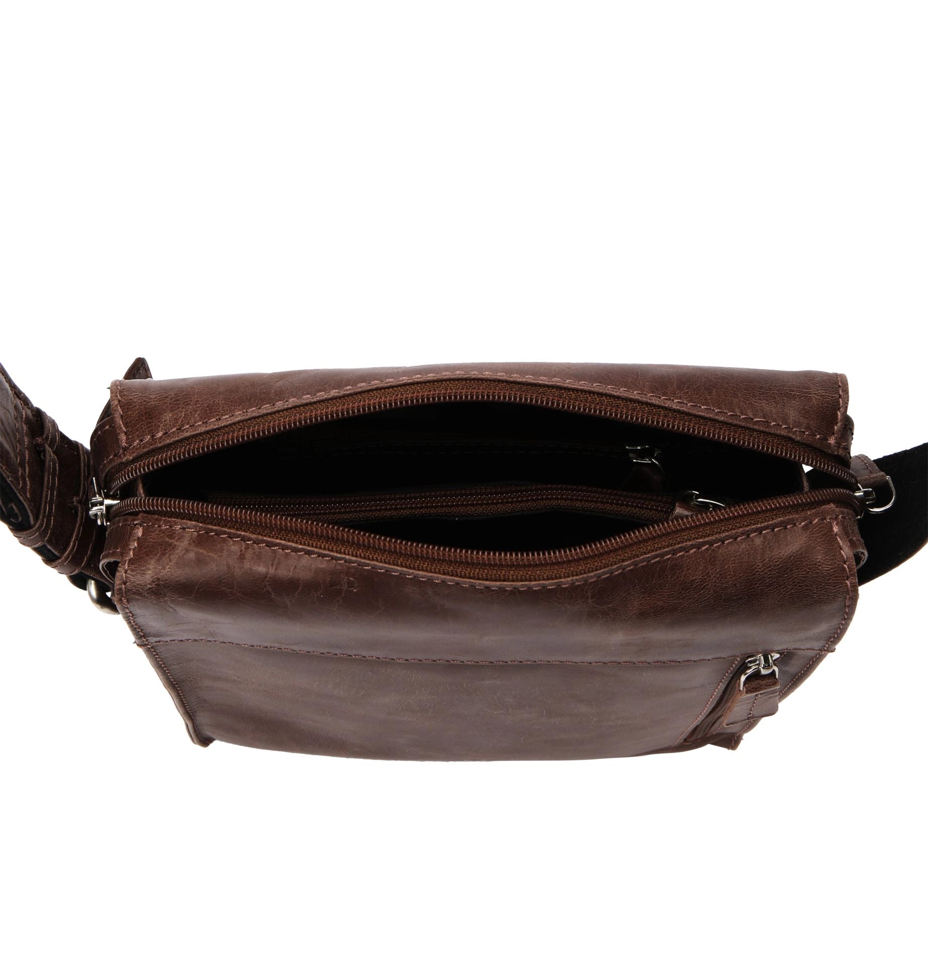 VOi-Design City Cowboy Clark Umhängetasche 24 cm - Braun