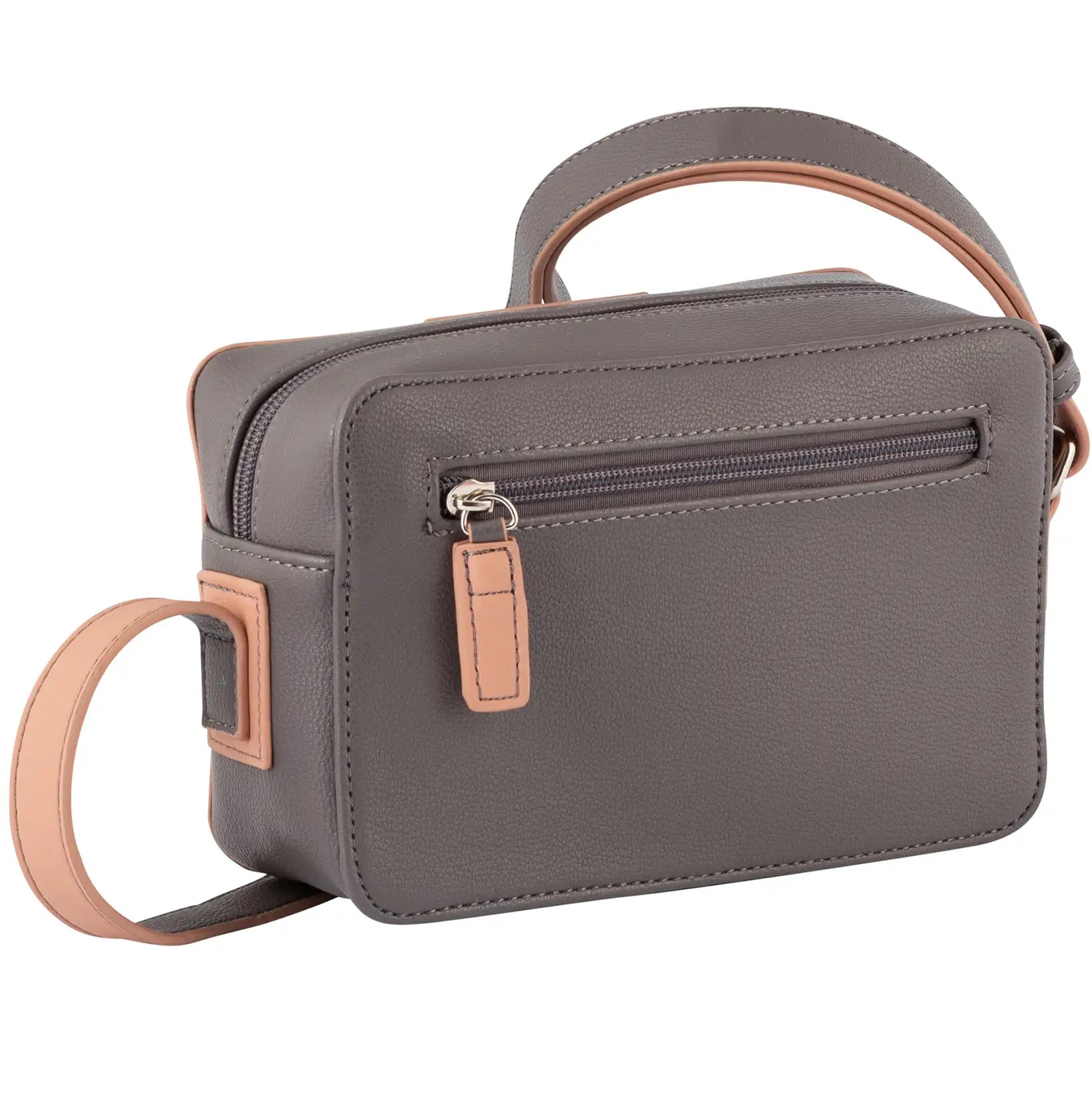 Rückansicht Tom Tailor Miri Mare Camera Bag Mixed Grey – praktische kleine Tasche mit schlichtem Design