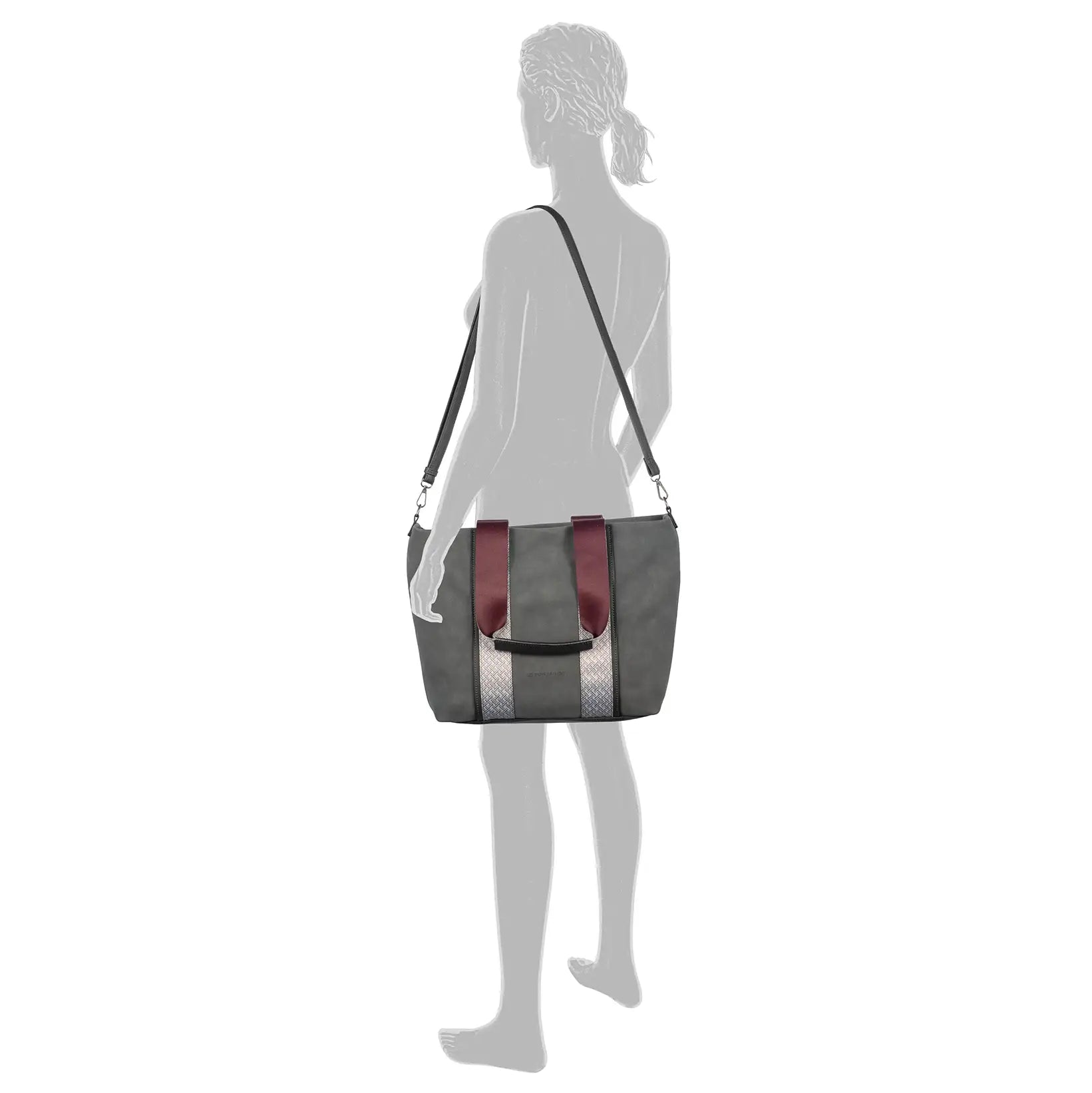 Tom Tailor Cara Shopper 46 cm - Dark Grey