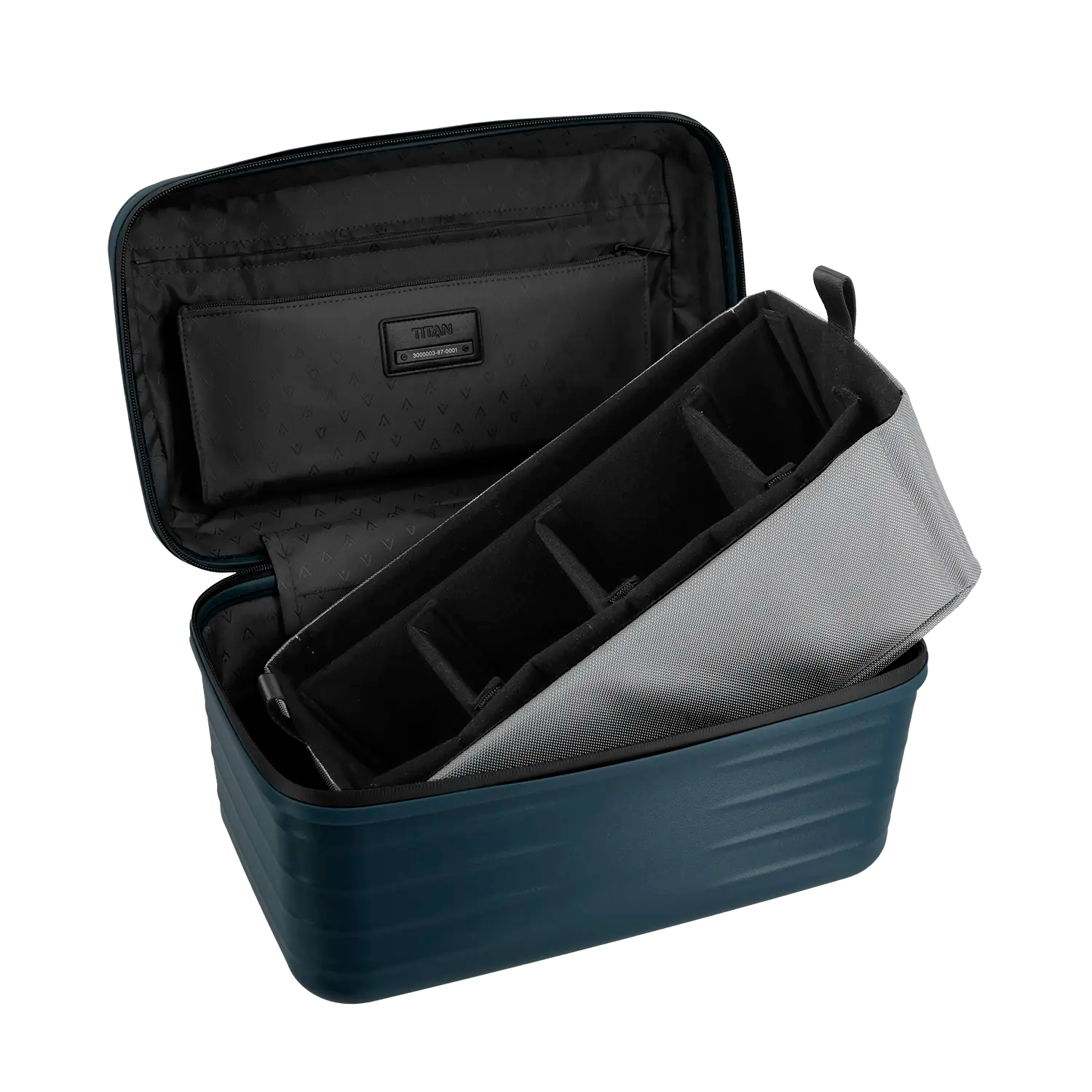 Titan Upgrade Beautycase - Zusätzliche Ansicht der funktionalen Features Midnight Blue