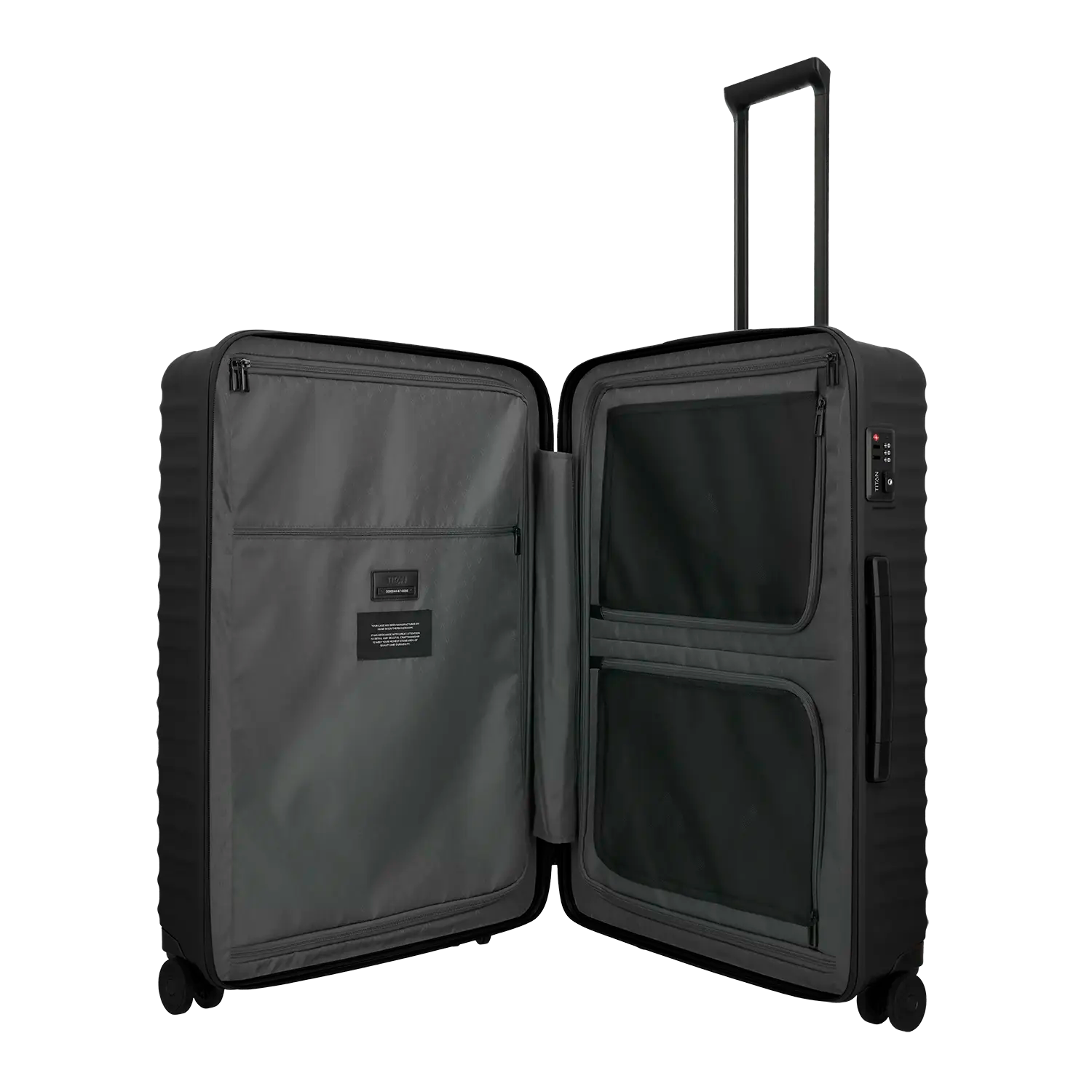 Titan Upgrade Trolley L - Innenausstattung mit geräumigen Packfächern und Organisationssystem