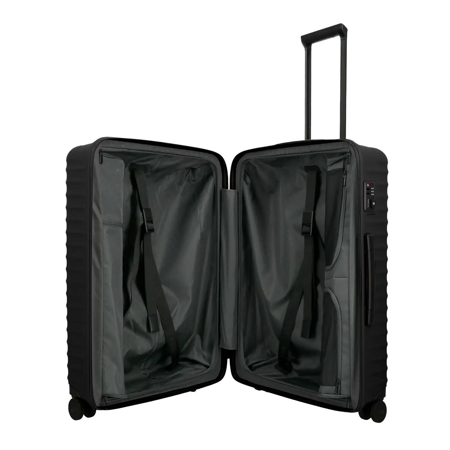 Titan Upgrade Trolley L - Innenausstattung mit geräumigen Packgurten