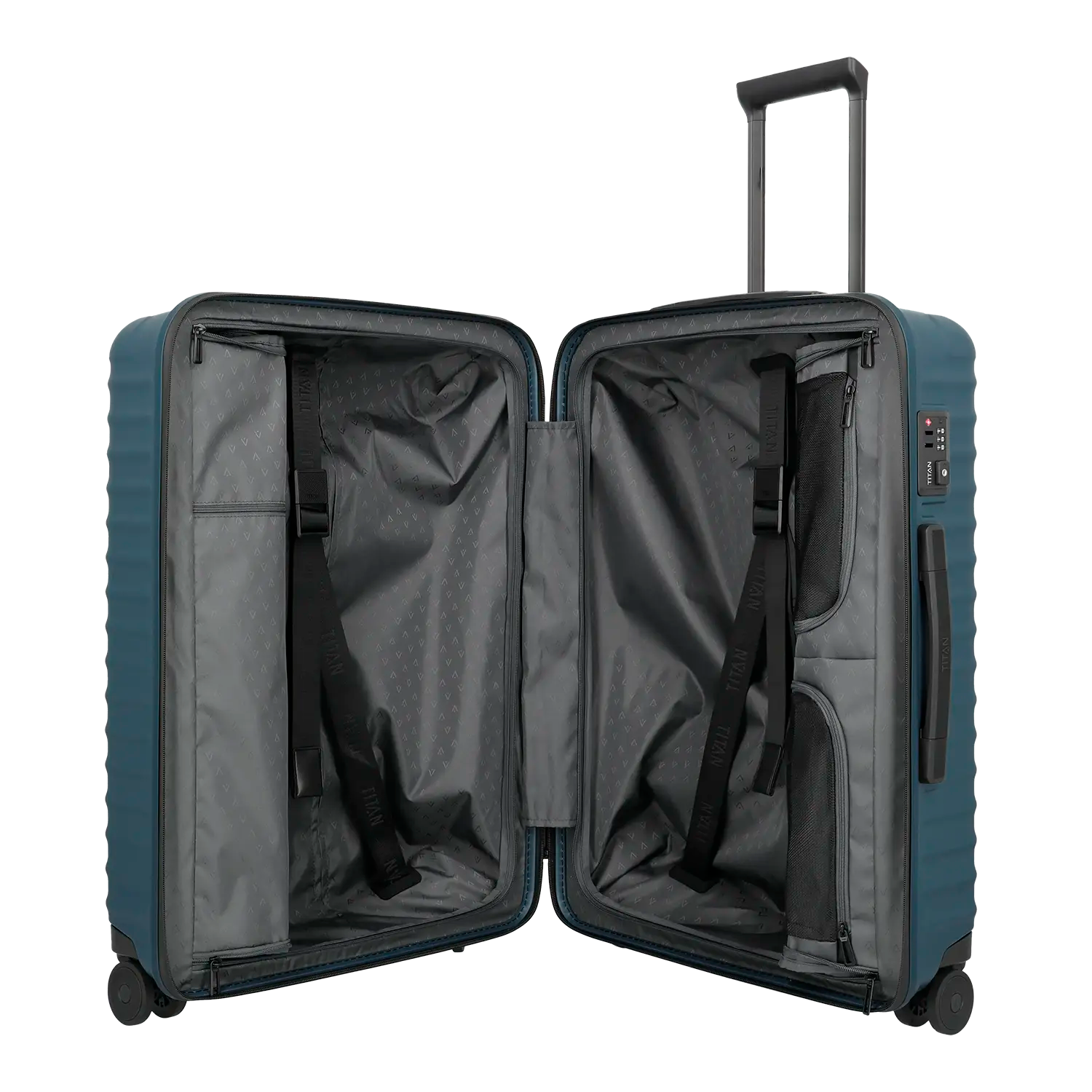 Titan Upgrade 4-wheel trolley M+ 69 cm - Midnight Blue