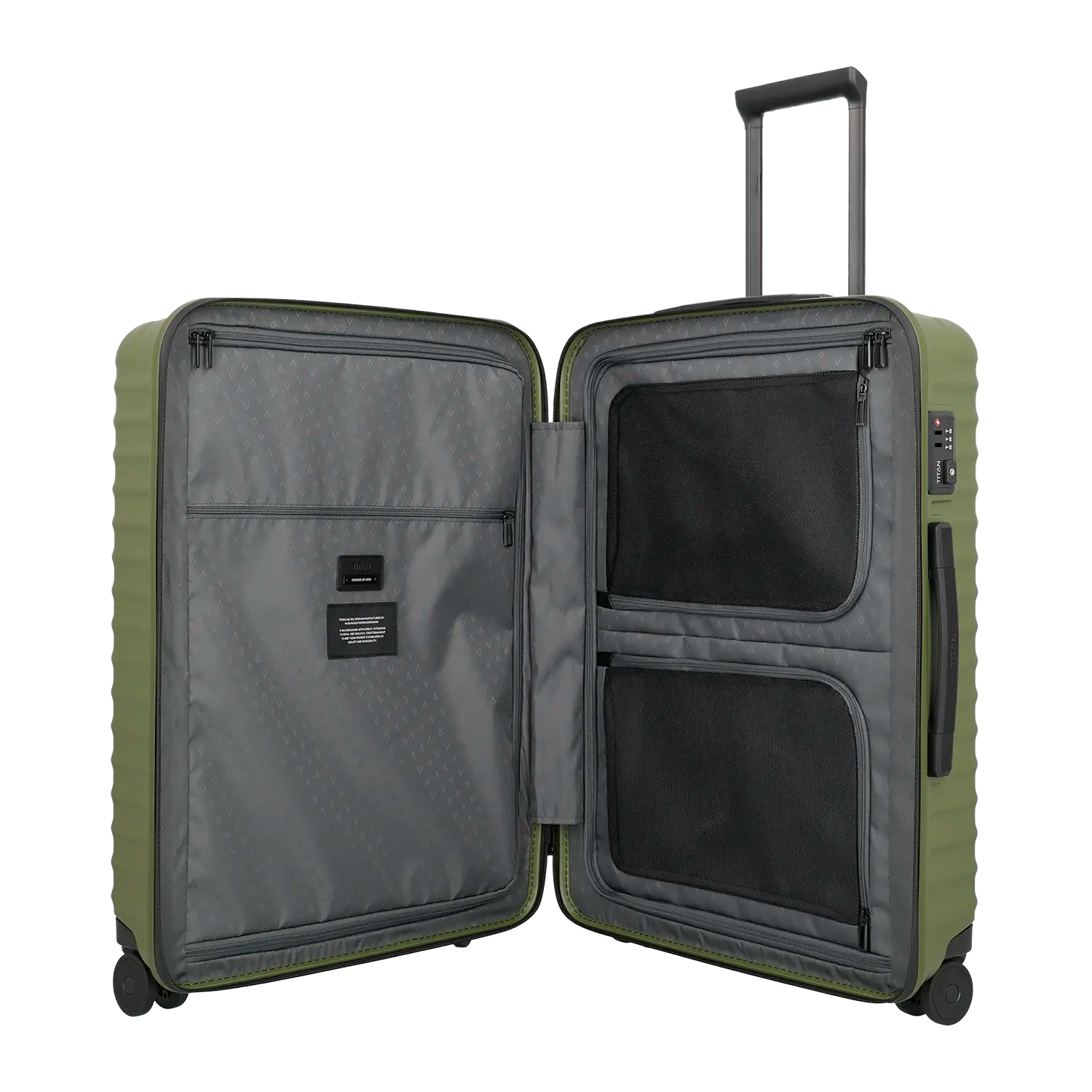 Titan Upgrade 4-wheel trolley M+ 69 cm - Forest Green