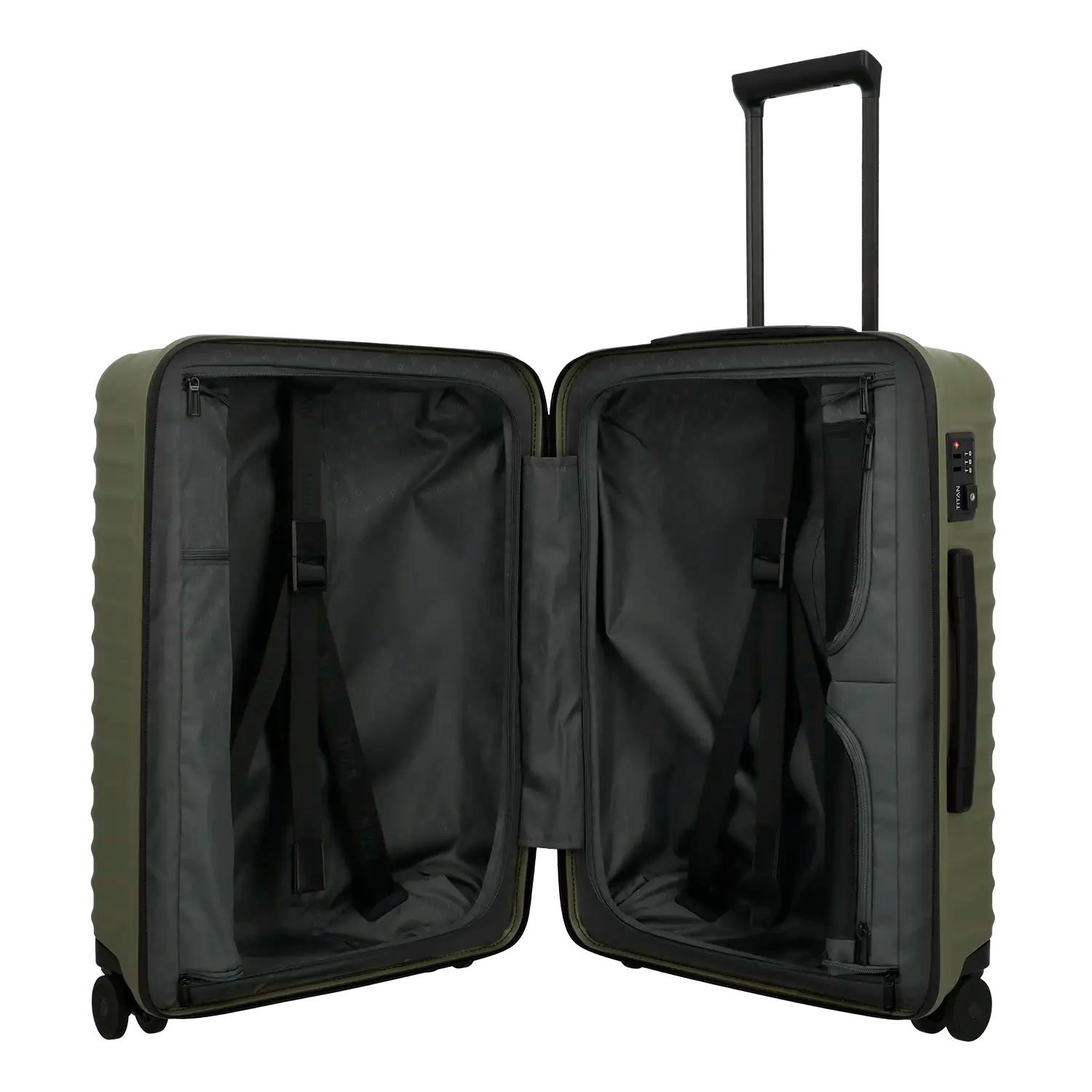 Titan Upgrade 4-Rollen Trolley M 65 cm - Forest Green
