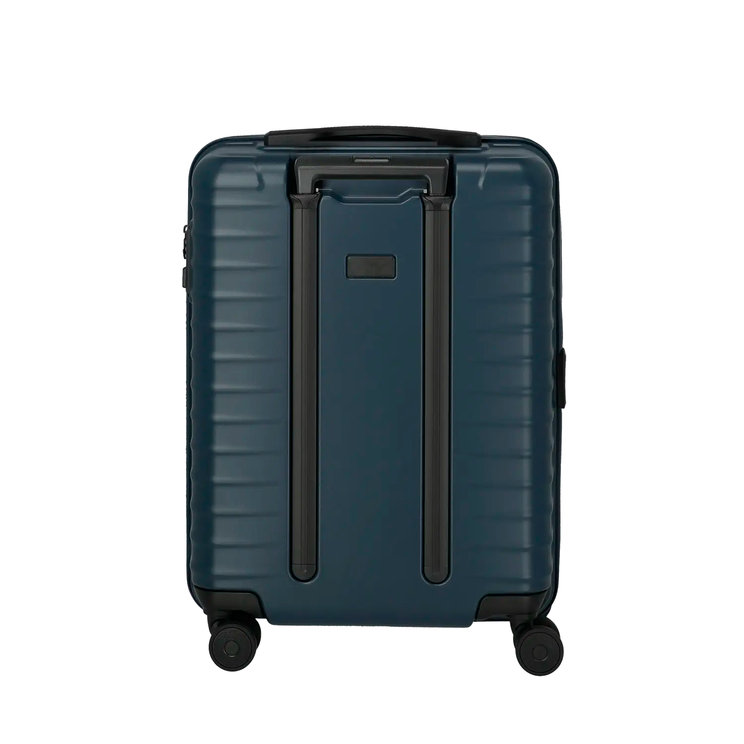 Kleiner Koffer Titan Upgrade Trolley S20 - Rückansicht des Premium Handgepäck-Koffers Midnight Blue
