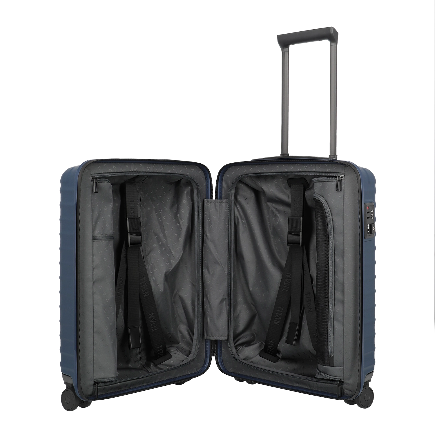 Titan Upgrade Trolley S20 55 cm - Innenausstattung mit Packgurten