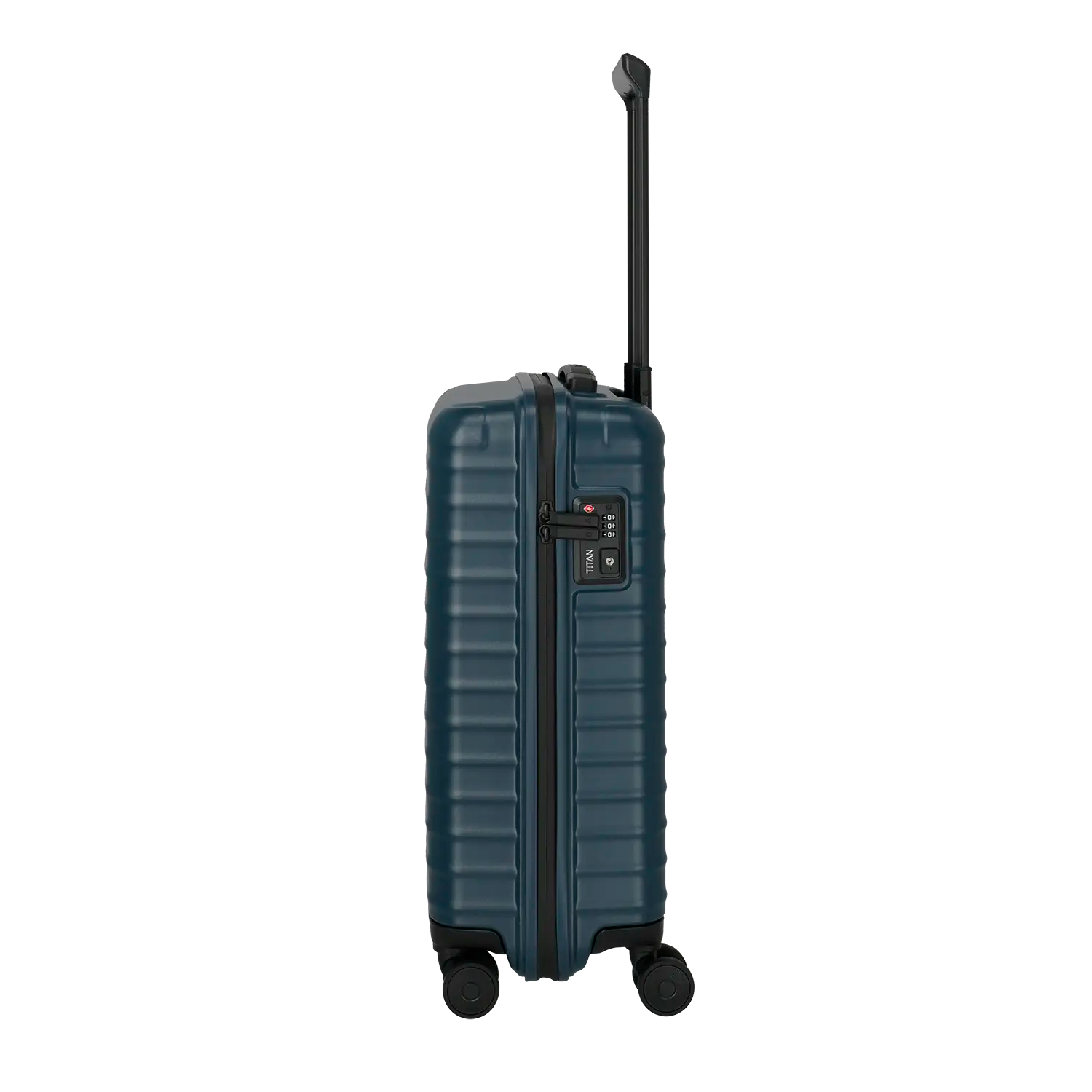 Kleiner Koffer Titan Upgrade Trolley S20 - Materialdetails und hochwertige Upgrade-Qualität Midnight Blue
