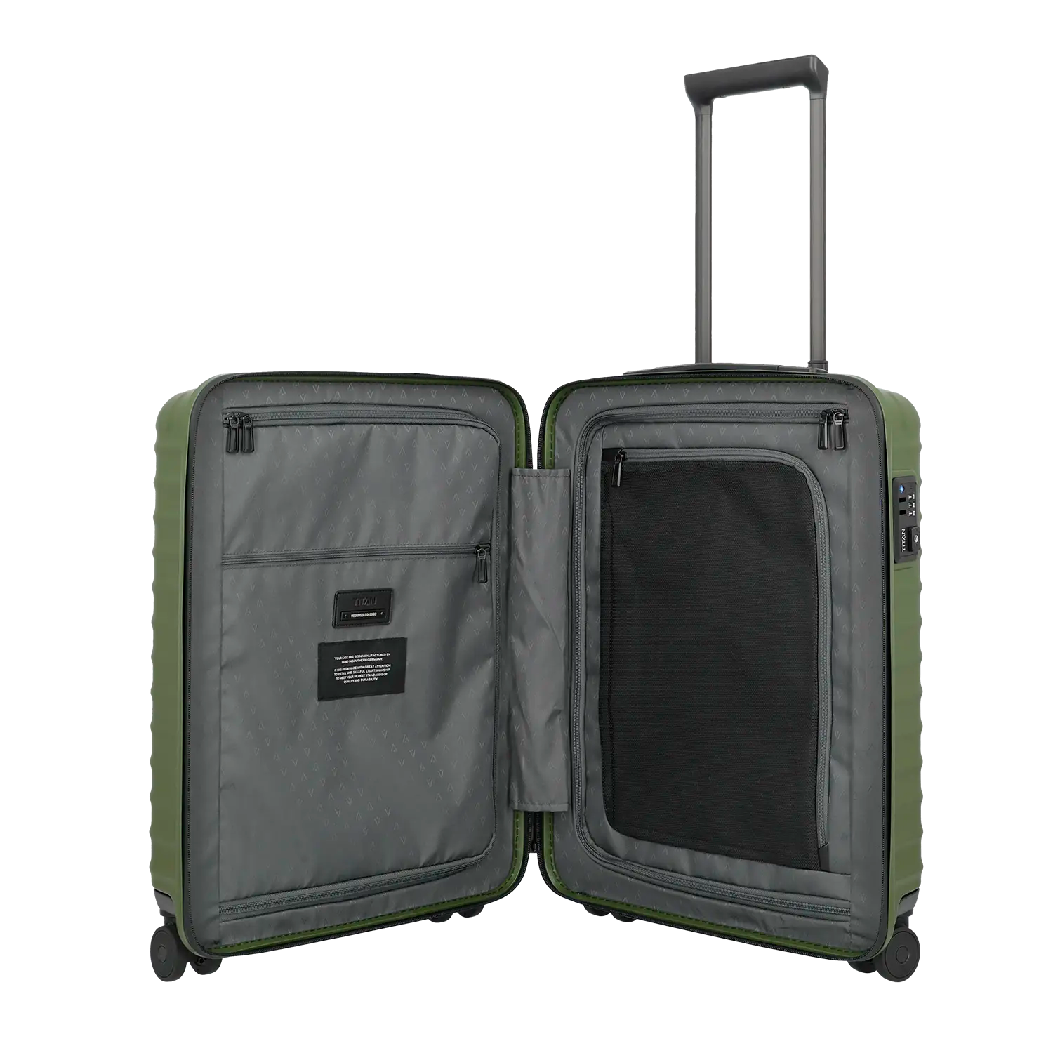 Titan Upgrade 4-Rollen Trolley S20 55 cm - Forest Green
