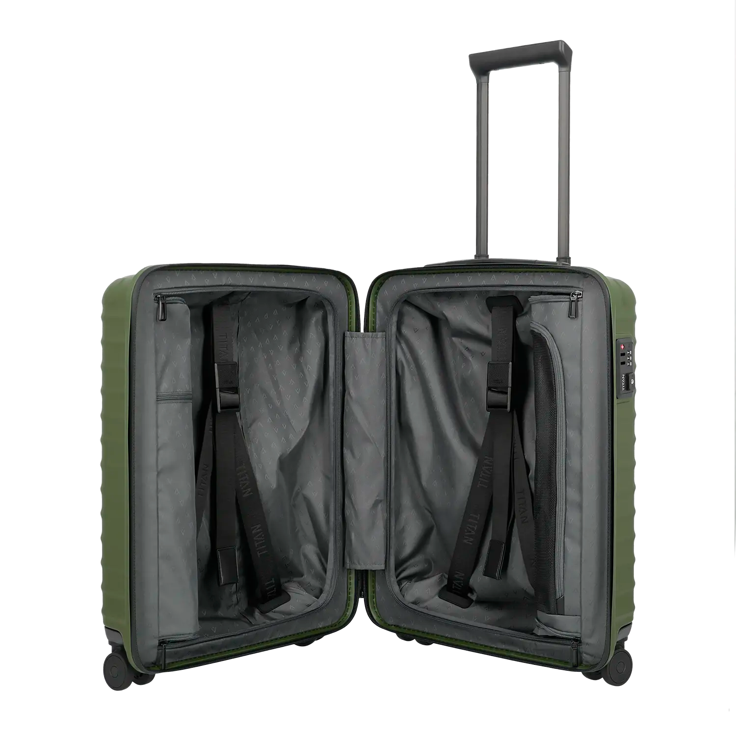 Titan Upgrade 4-Rollen Trolley S20 55 cm - Forest Green