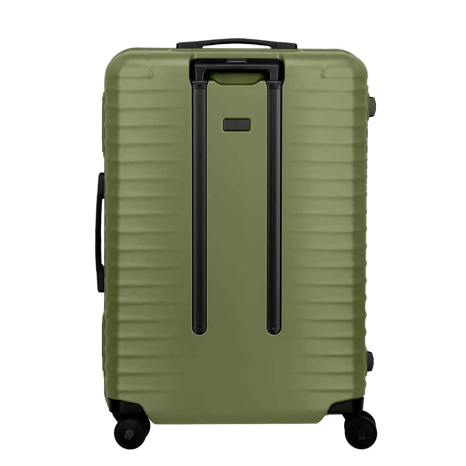 Titan Overseas Trolley L 75 cm - Rückansicht des großen Reisekoffers Forest Green