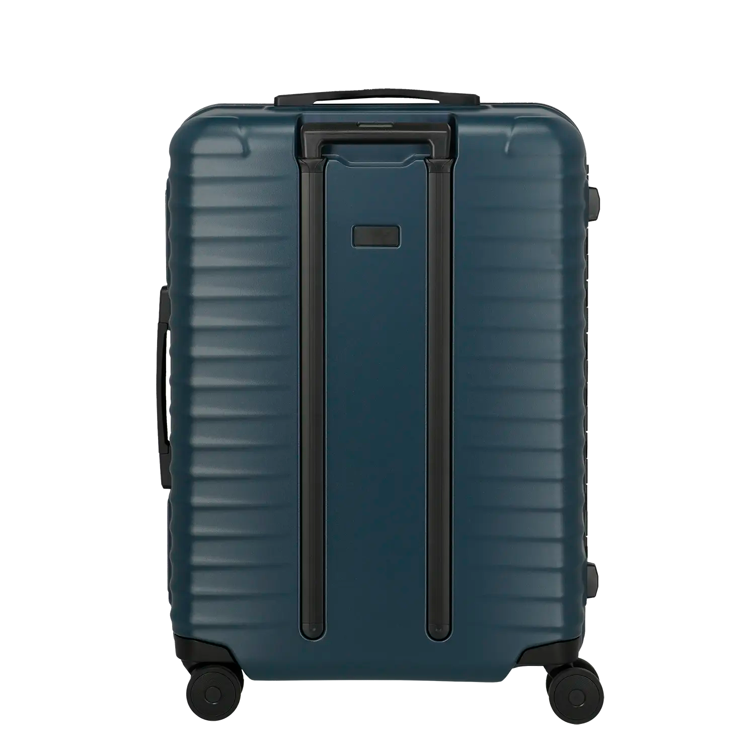 Titan Overseas Trolley M+ - Rückansicht des 69 cm Reisekoffers in Midnight Blue