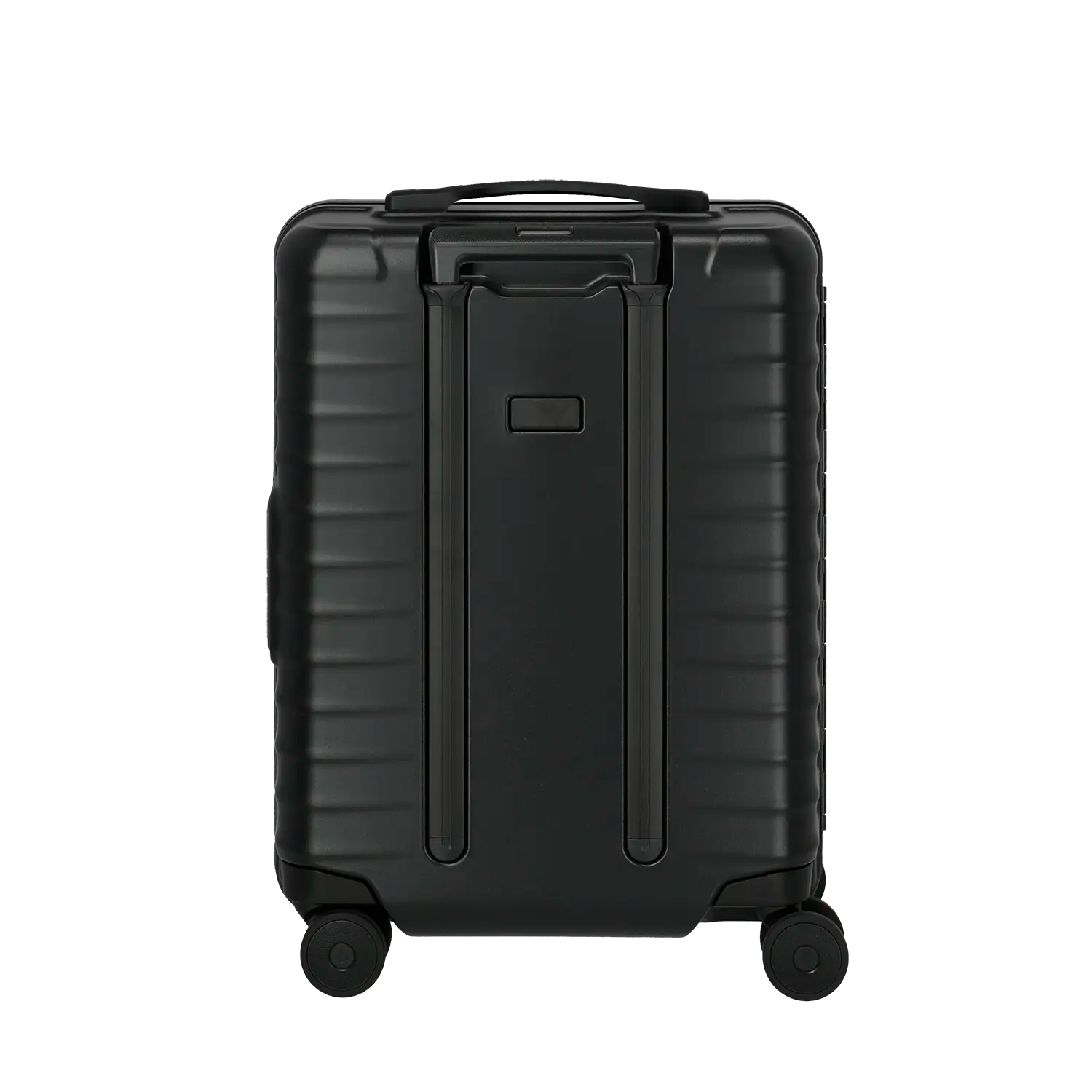Kleiner Handgepäck-Koffer Titan Overseas Trolley S23 - Rückansicht mit robustem Design in Nightshade Black