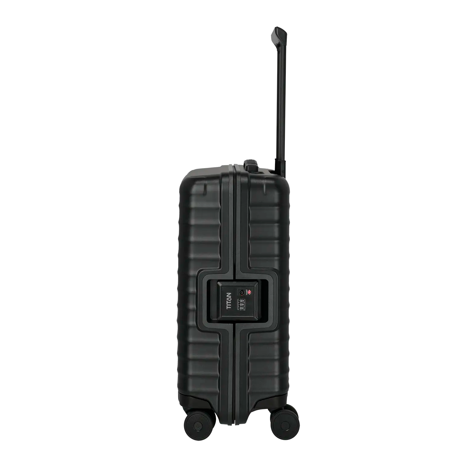 Kleiner Handgepäck Koffer Titan Overseas Trolley S23 - Detailansicht der stabilen Konstruktion und Materialqualität
