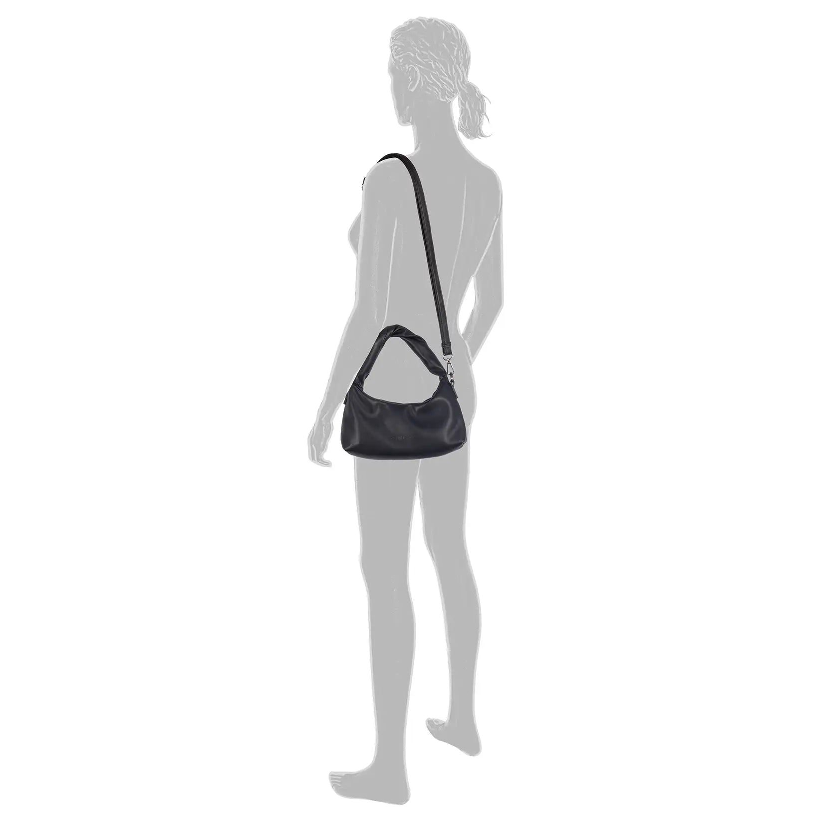 Tom Tailor Denim Elsa Shoulder Bag 27 cm - Dark Grey