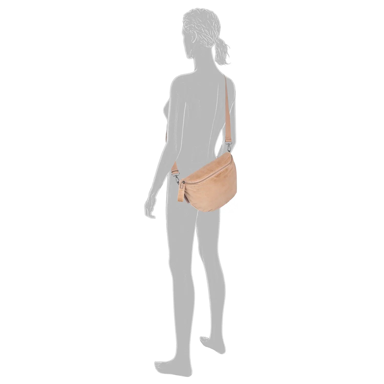 Cross-Body getragene Tom Tailor Denim Klara Umhängetasche in flauschig weicher Optik