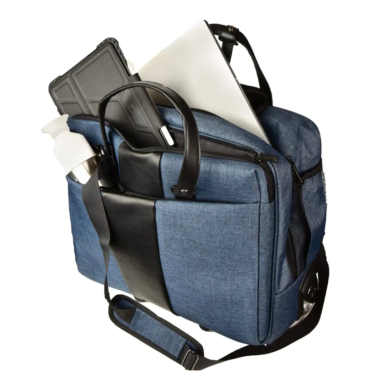 Dermata Business Trolley Canvas 46 cm - Petrol