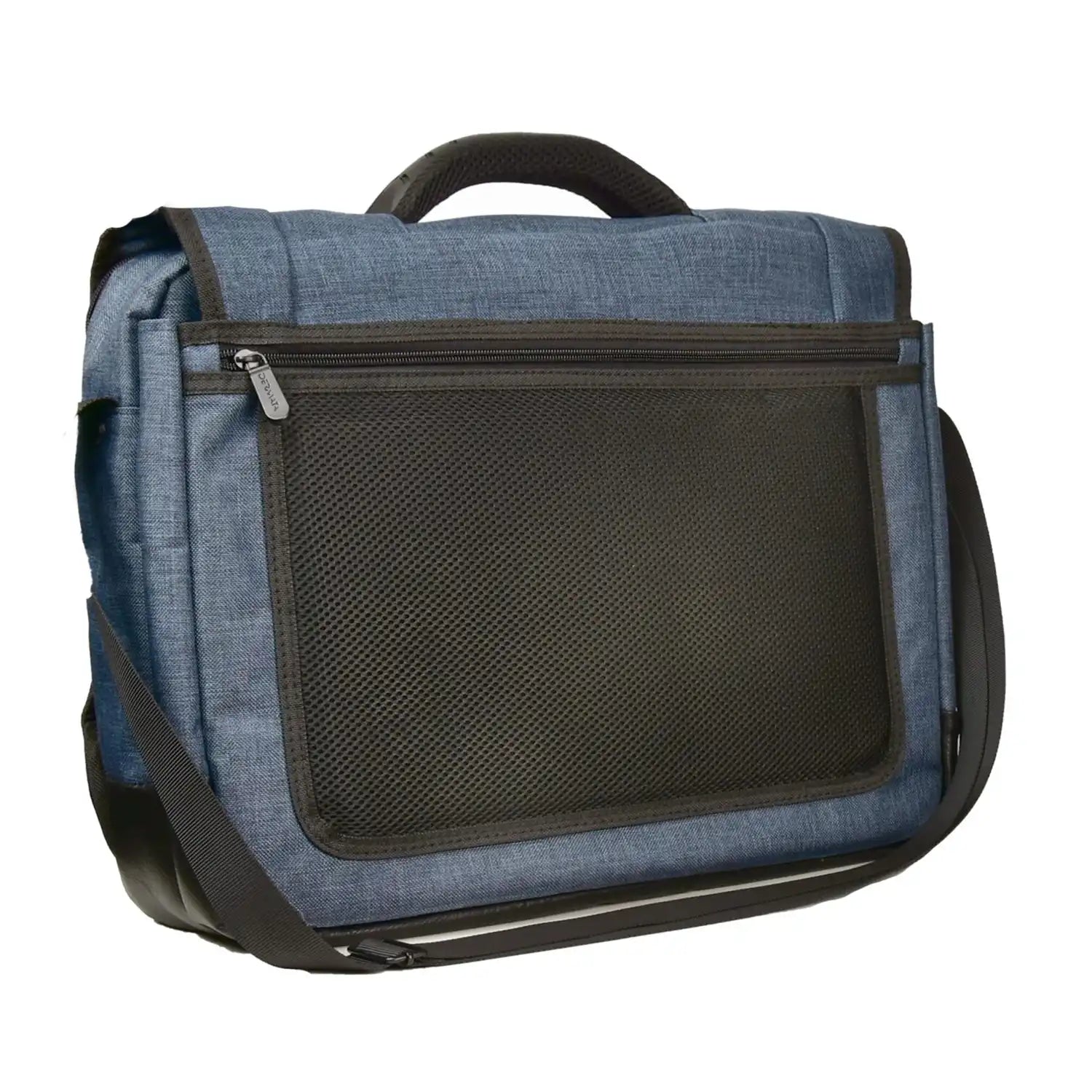 Dermata Umhängetasche Canvas 44 cm - Petrol