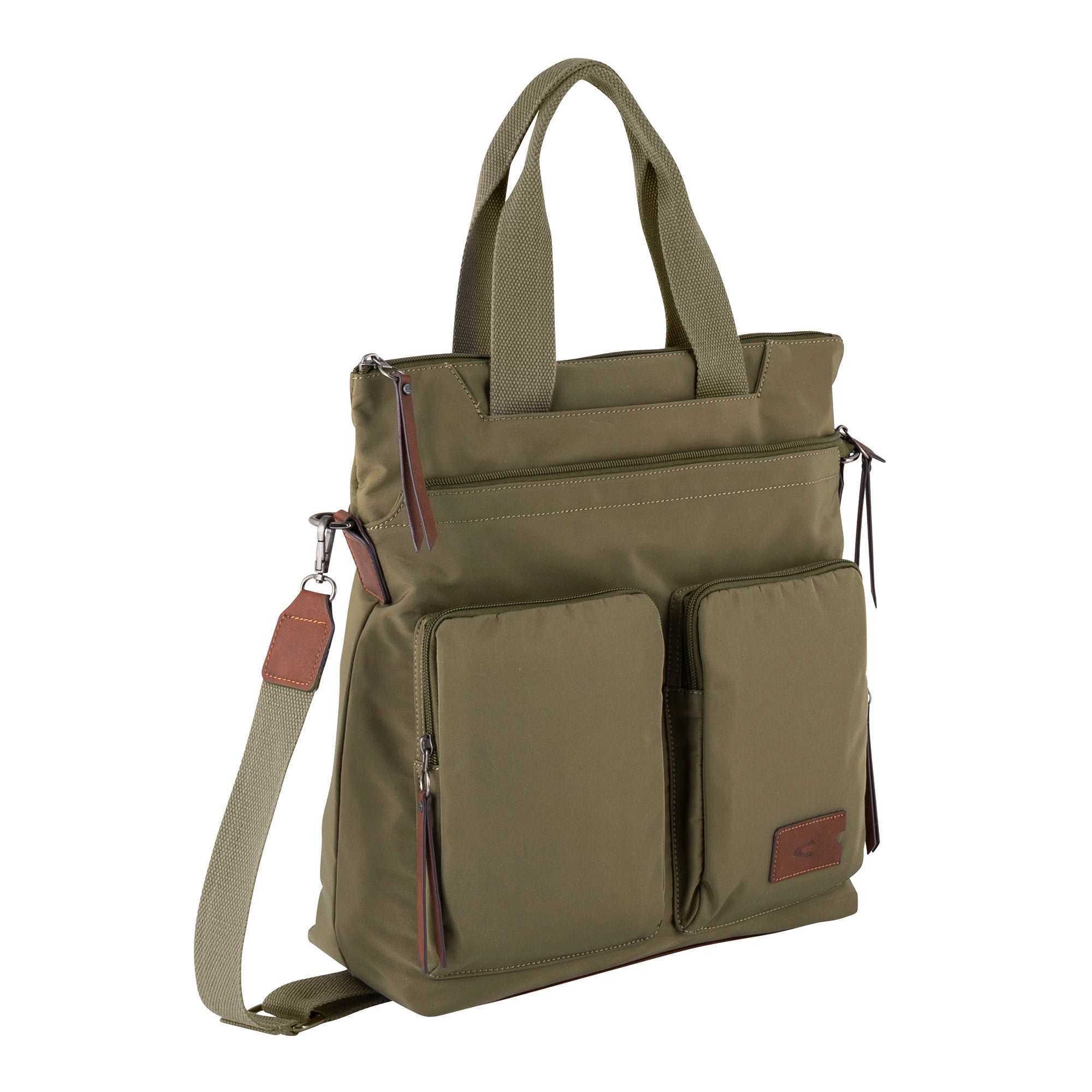 Camel Active Sky Zip Shopper 36 cm - Khaki