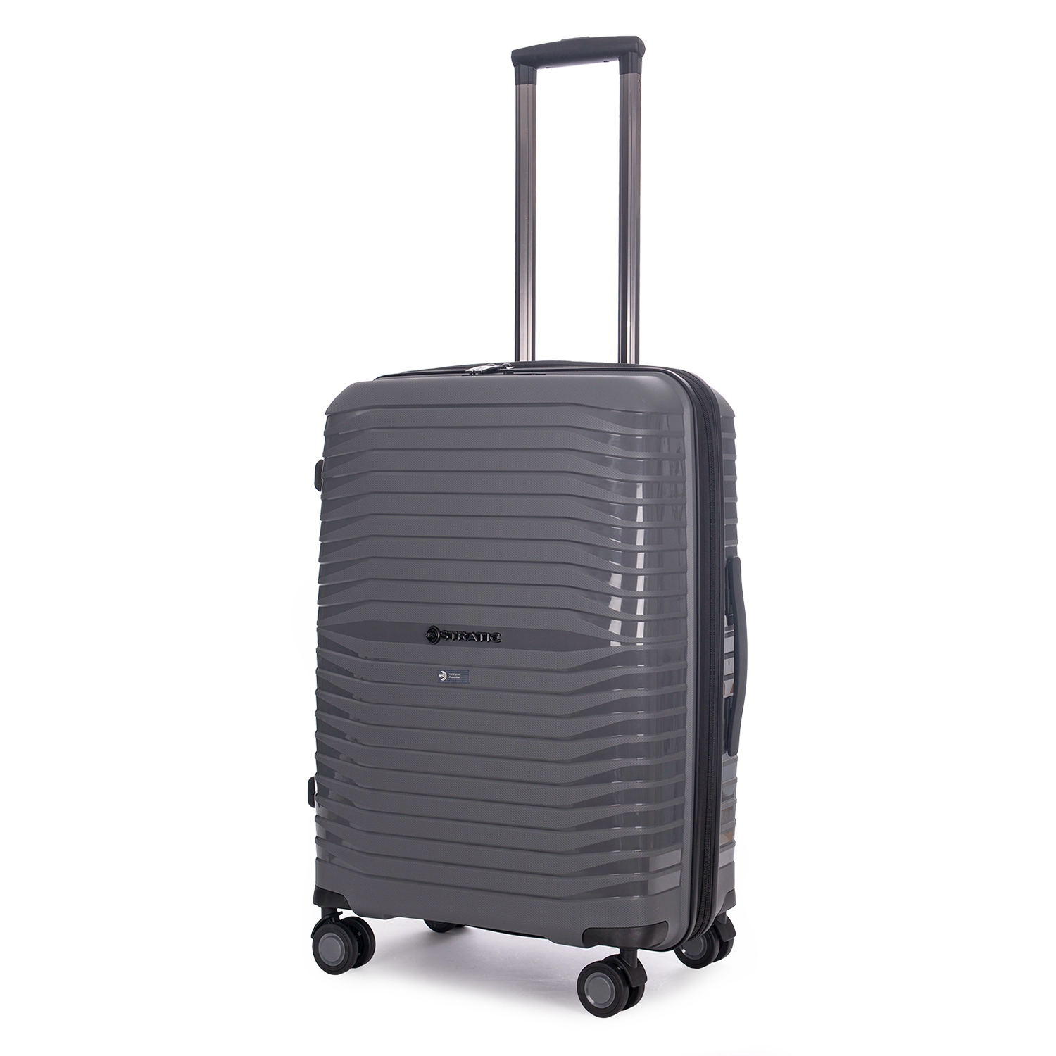 Stratic Bright + 4-Rollen Trolley M 66 cm - Grey