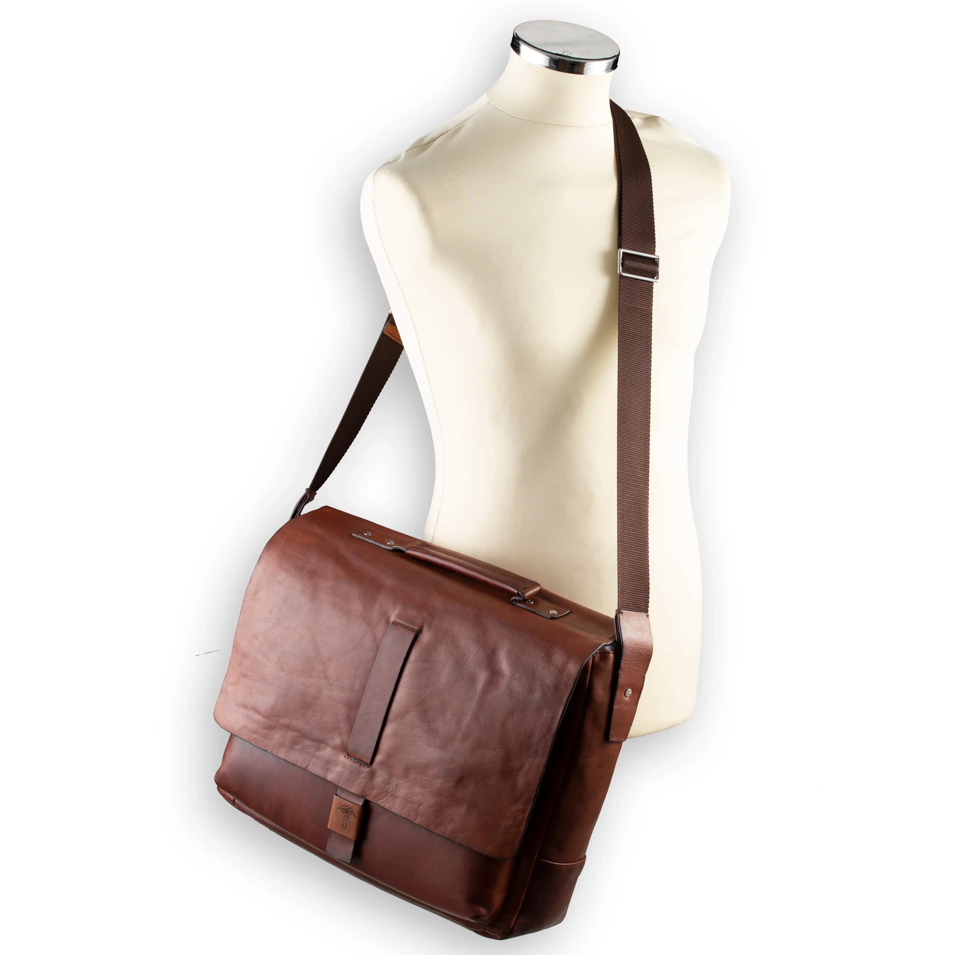 Joop Loreto Kreon BriefBag MHF 40 cm - Seal Brown