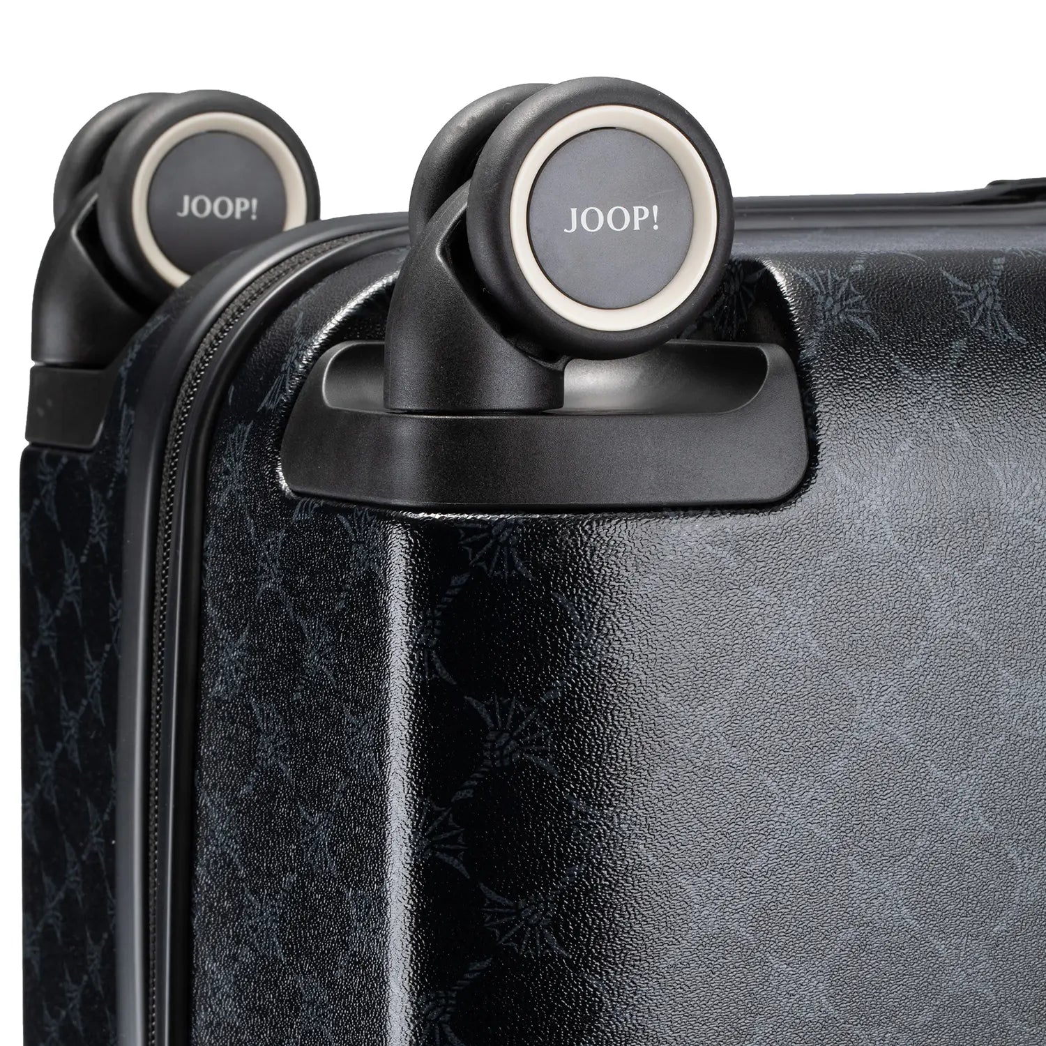 Detailaufnahme Joop Cortina Volare 1.0 C65 Trolleycase Phantom – hochwertige Verarbeitung der Doppelrollen